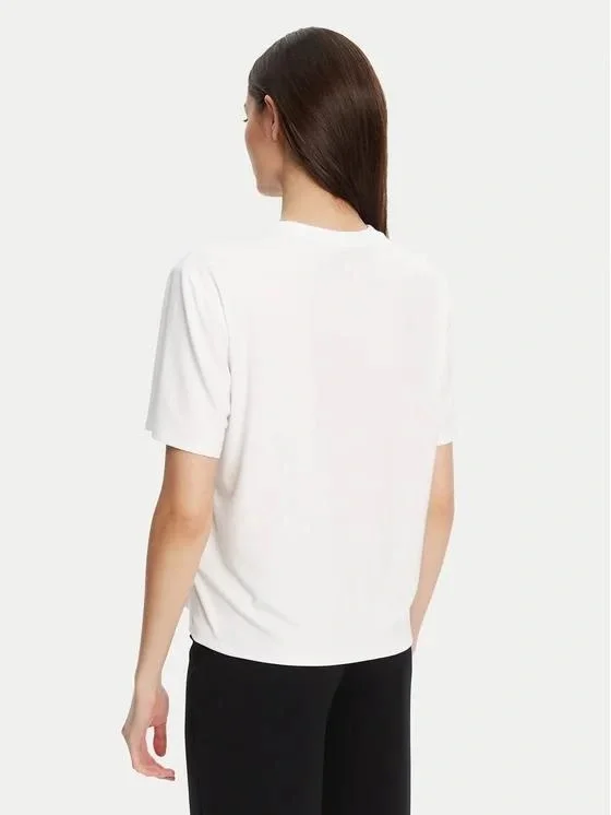 Guess Carla Kadın Beyaz Aktif Boxy Fit T-Shirt V5YI05KCOA2-G011
