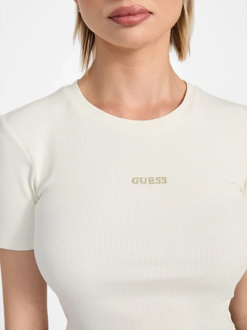 Guess Carla Kadın Krem Aktif Top V5YP08K8RT2-A10F