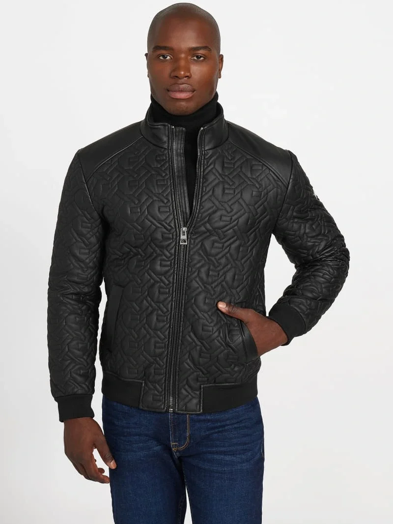 Guess Chain Erkek Siyah Ceket M5BL2EW1050-JBLK