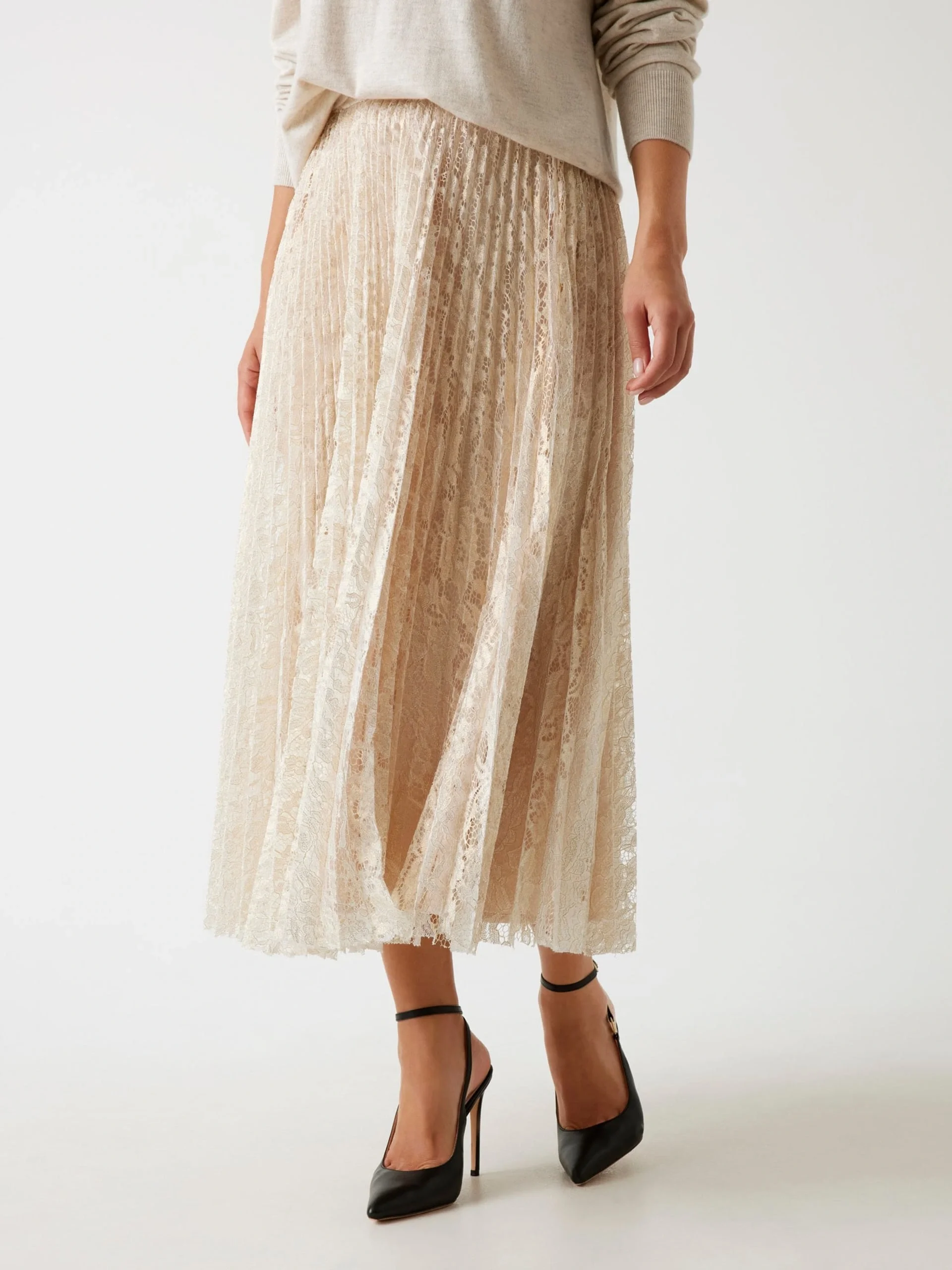 Guess Charlotte Kadın Altın Pileli Etek W5YD1EKCZ90-GOLD