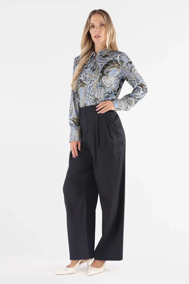 Guess Clarisse Kadın Çok Renkli Relaxed Fit Gömlek W5BH78W2770-PB0P