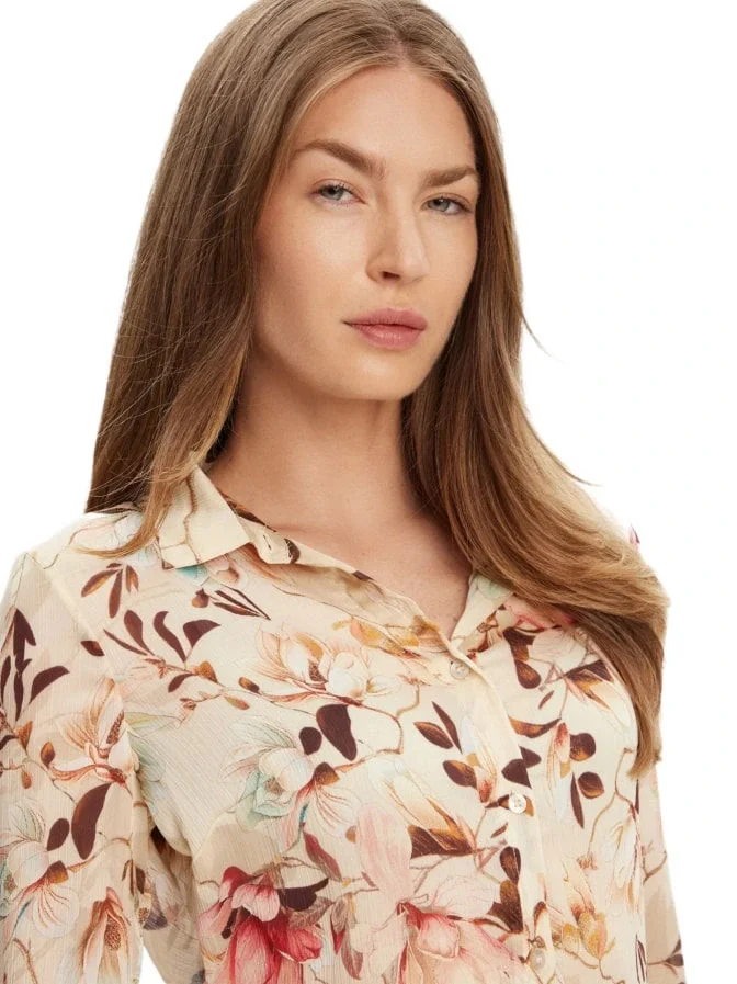 Guess Clouis Kadın Çok Renkli Relaxed Fit Gömlek W5YH0XWDW82-P1MN