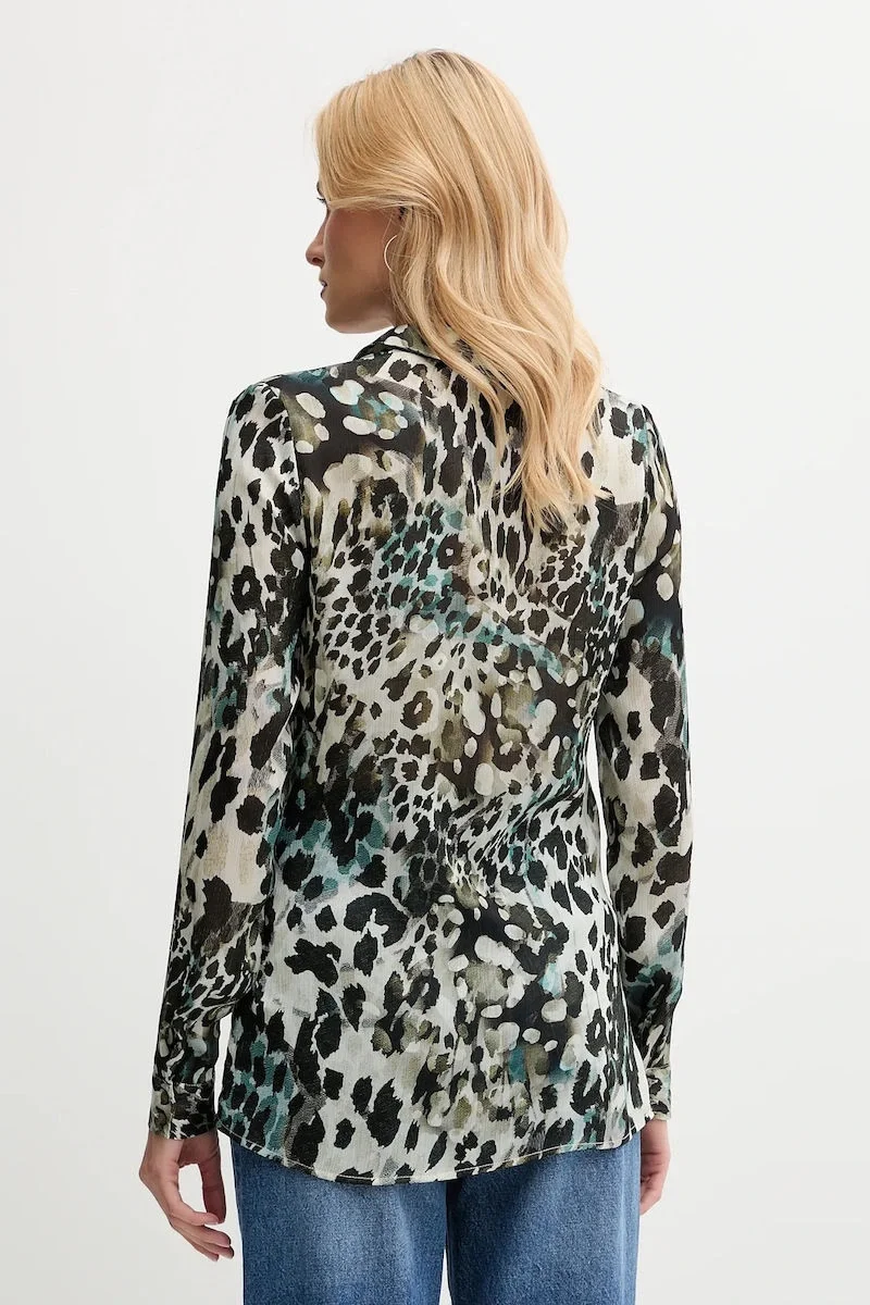 Guess Clouis Kadın Çok Renkli Relaxed Fit Gömlek W5YH0XWDW82-PJ1R