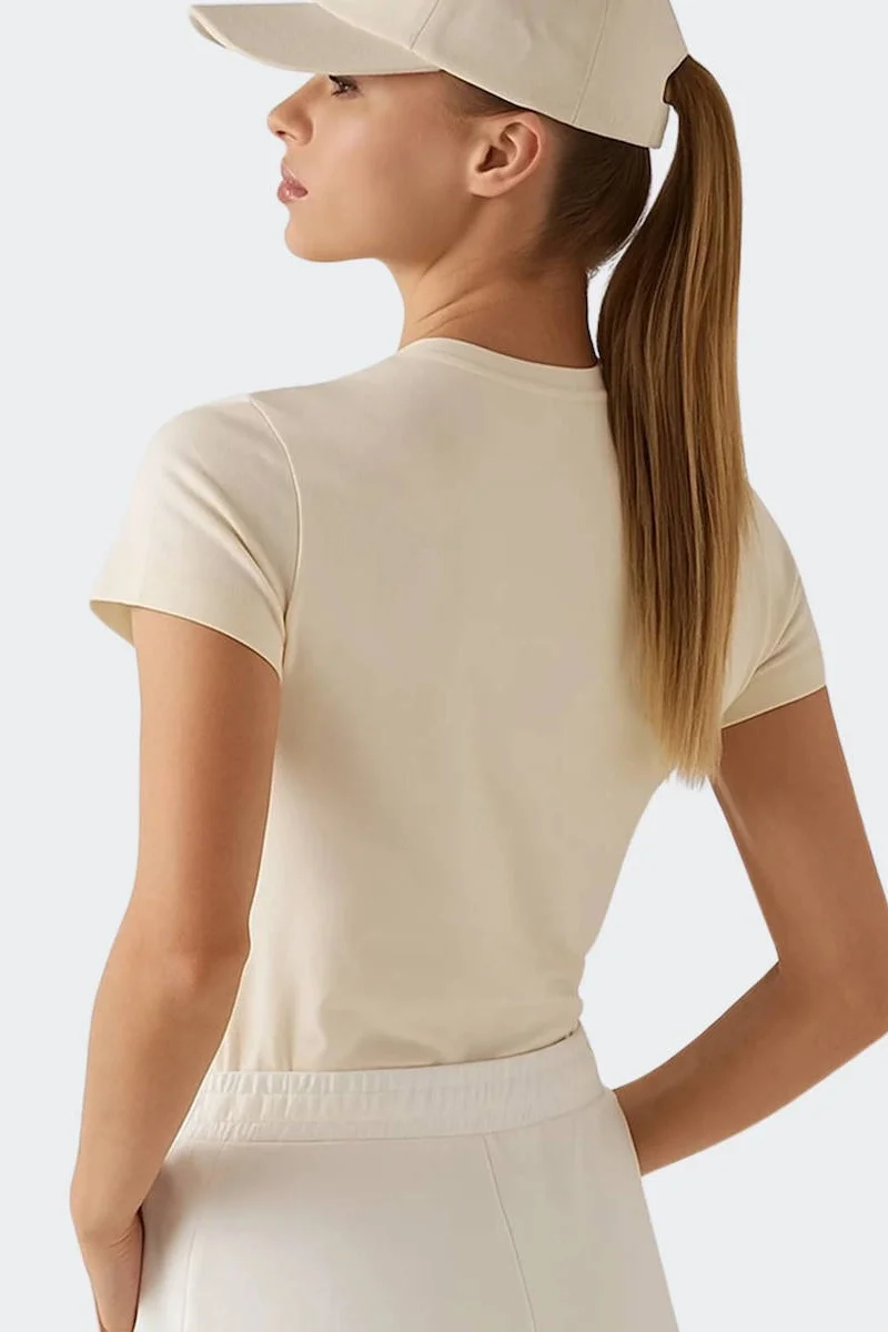 Guess Colette Kısa Kollu Kadın Beyaz T-shirt V4YI21KCDH1-D001