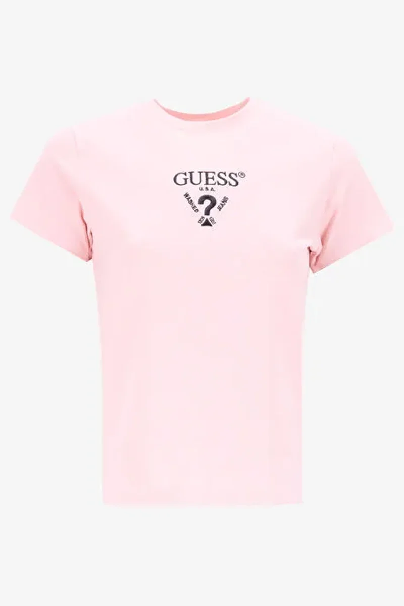 Guess Colette Kısa Kollu Kadın Mor T-shirt V4YI21KCDH1-LPBS