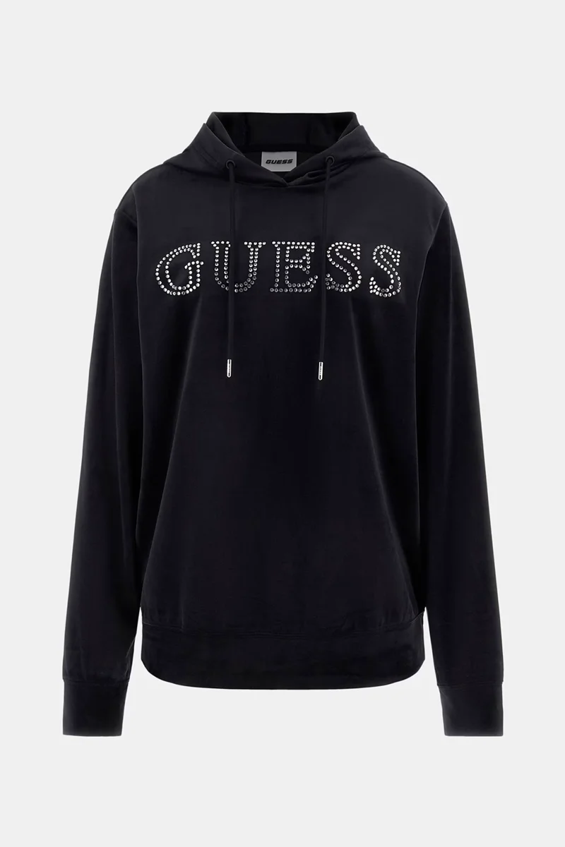 Guess Couture Kadın Siyah Aktif Sweatshirt V4RQ25K0232-JBLK