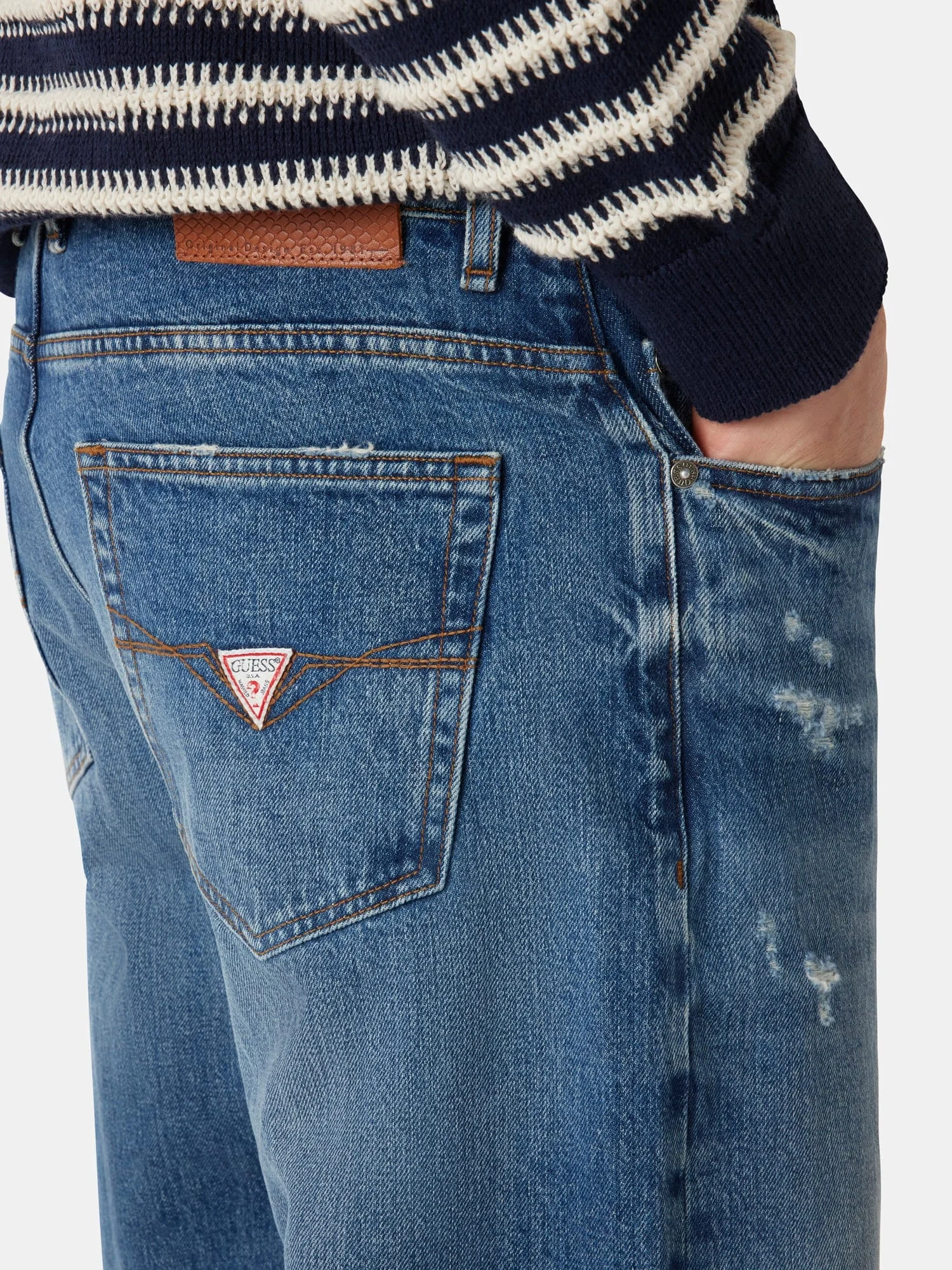 Guess Damon Erkek Mavi Jeans M6RA82D6771-FR0N