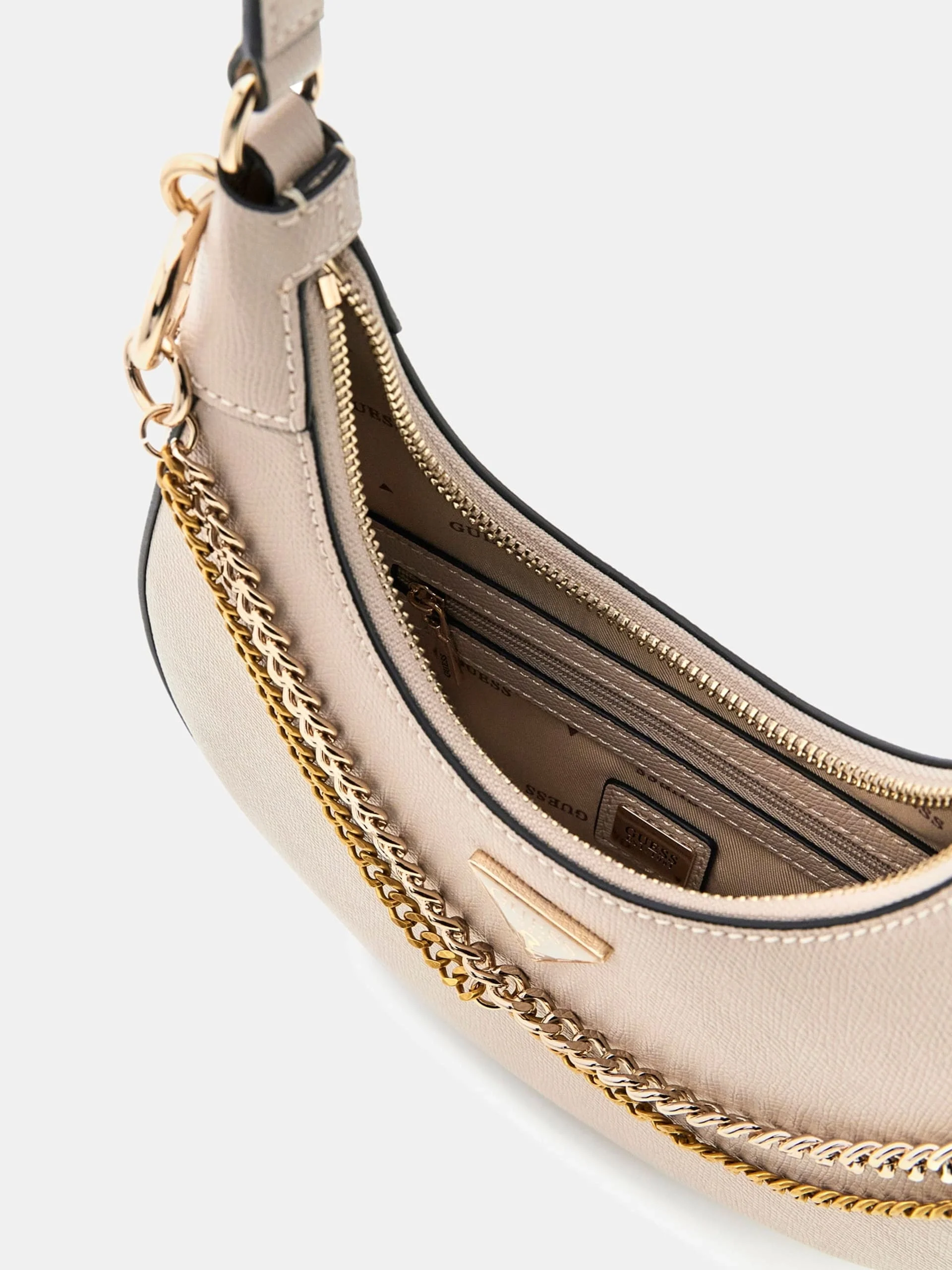 Guess Davina Omuz Kadın Bej Omuz Çantası HWBG9899180-LTA