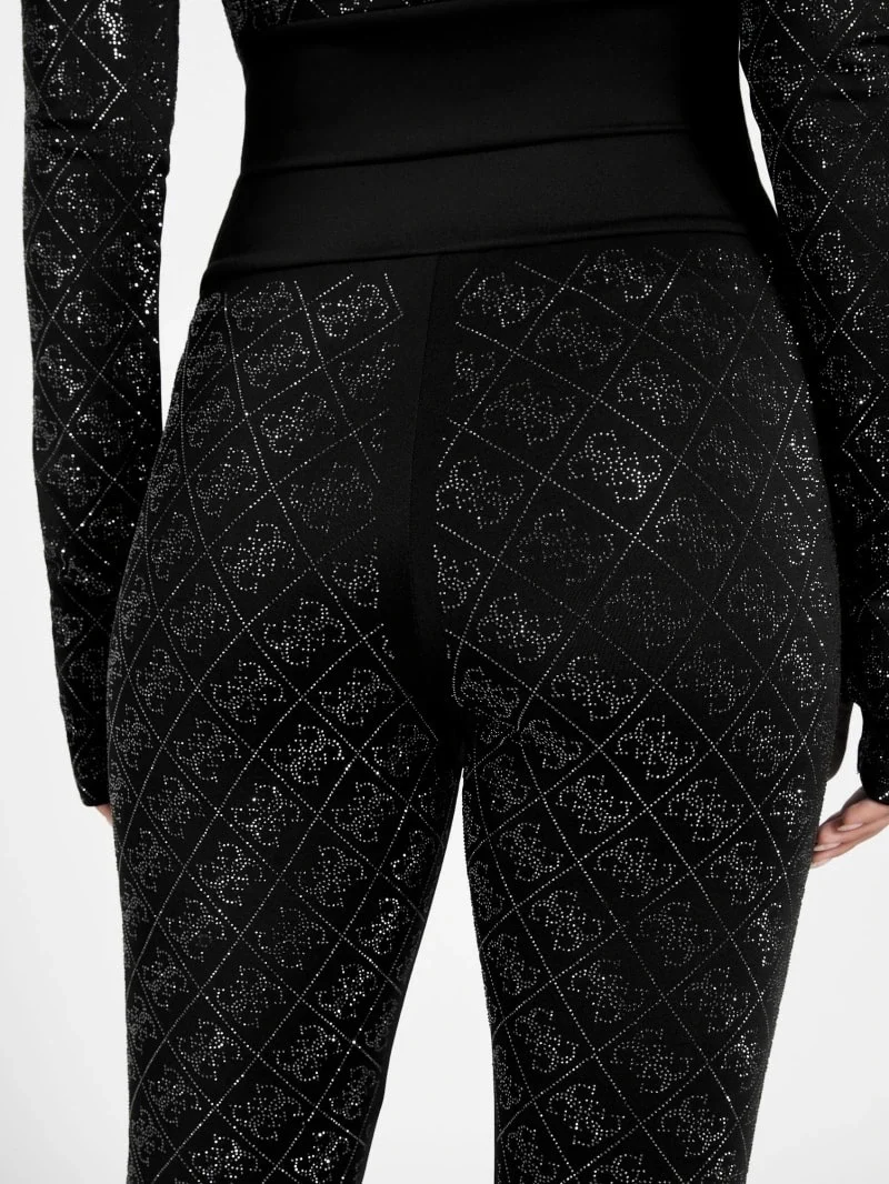 Guess Debby Kadın Siyah Pantolon W5BB73K7182-JBLK