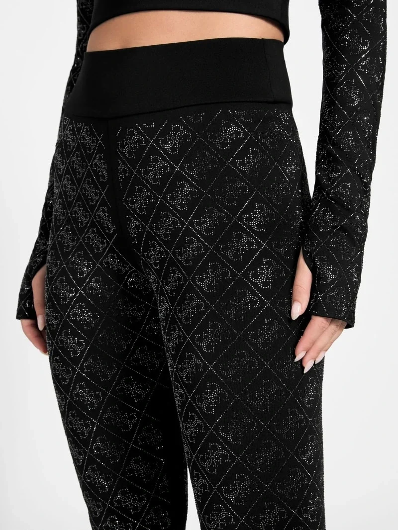 Guess Debby Kadın Siyah Pantolon W5BB73K7182-JBLK