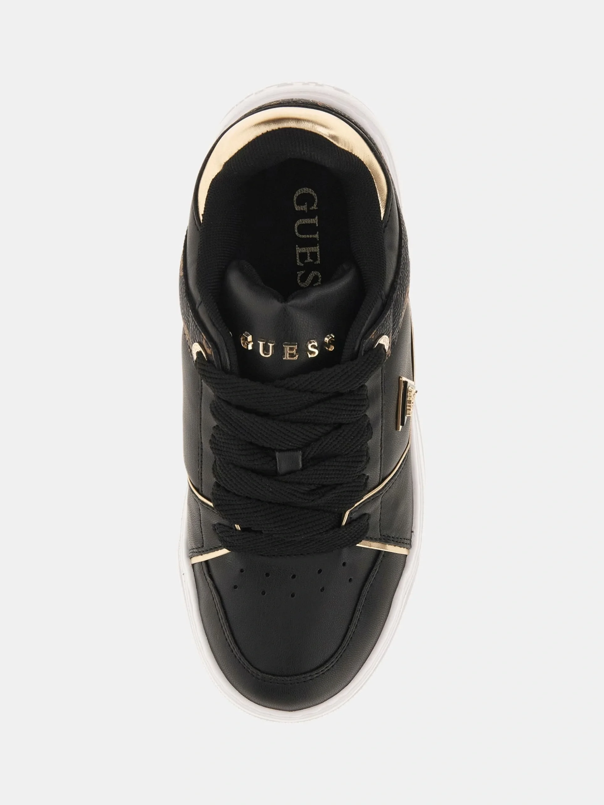Guess Delove Kadın Siyah Sneaker FLTDELFAL12-BLACK