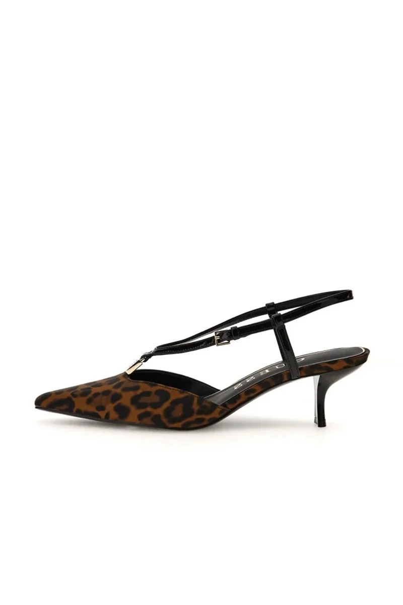 Guess Desie2 Kadın Çok Renkli Topuklu Ayakkabı FLFDS2FAP08-LEOPA