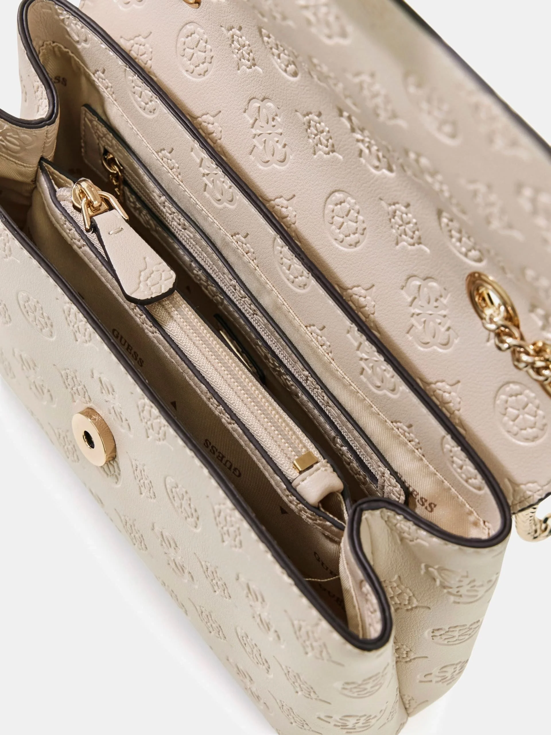 Guess Dita Dönüştürülebilir Çapraz Askılı Kadın Kahverengi El Çantası HWPD7602210-LUG