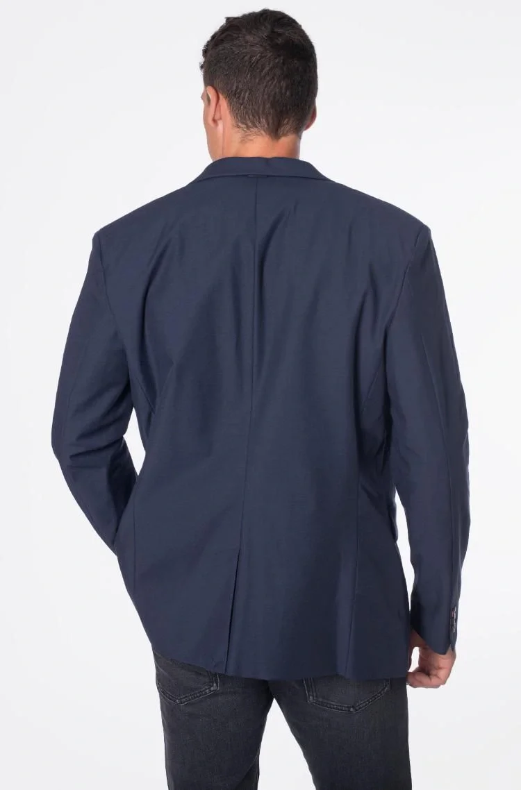 Guess Eaton Erkek Lacivert Tek Düğmeli Blazer M4YN00WG9Z2-G7V2