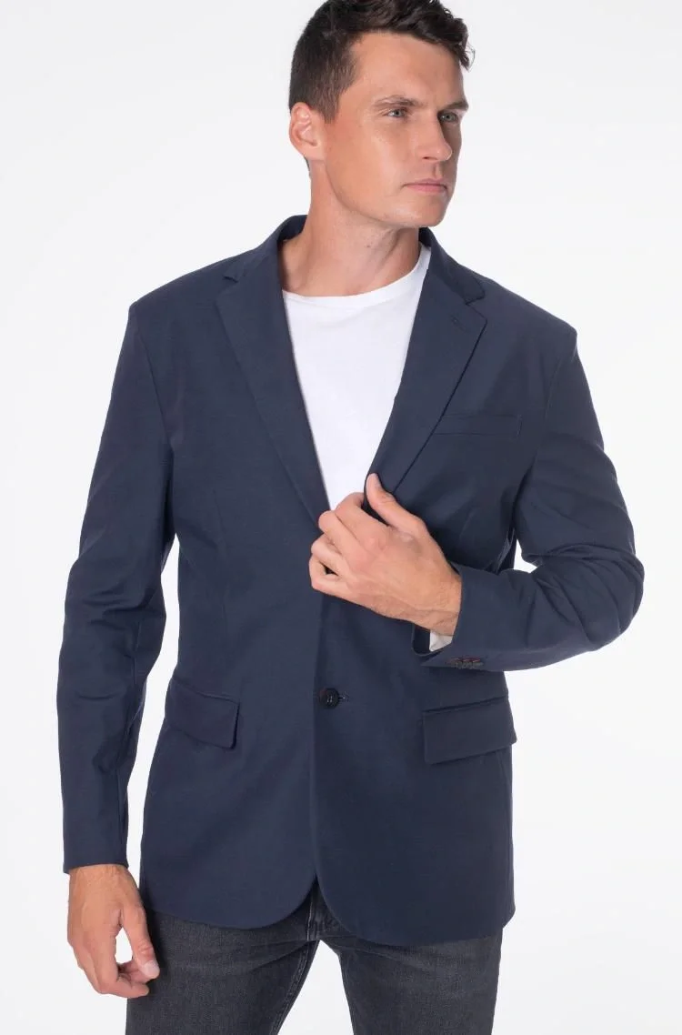 Guess Eaton Erkek Lacivert Tek Düğmeli Blazer M4YN00WG9Z2-G7V2