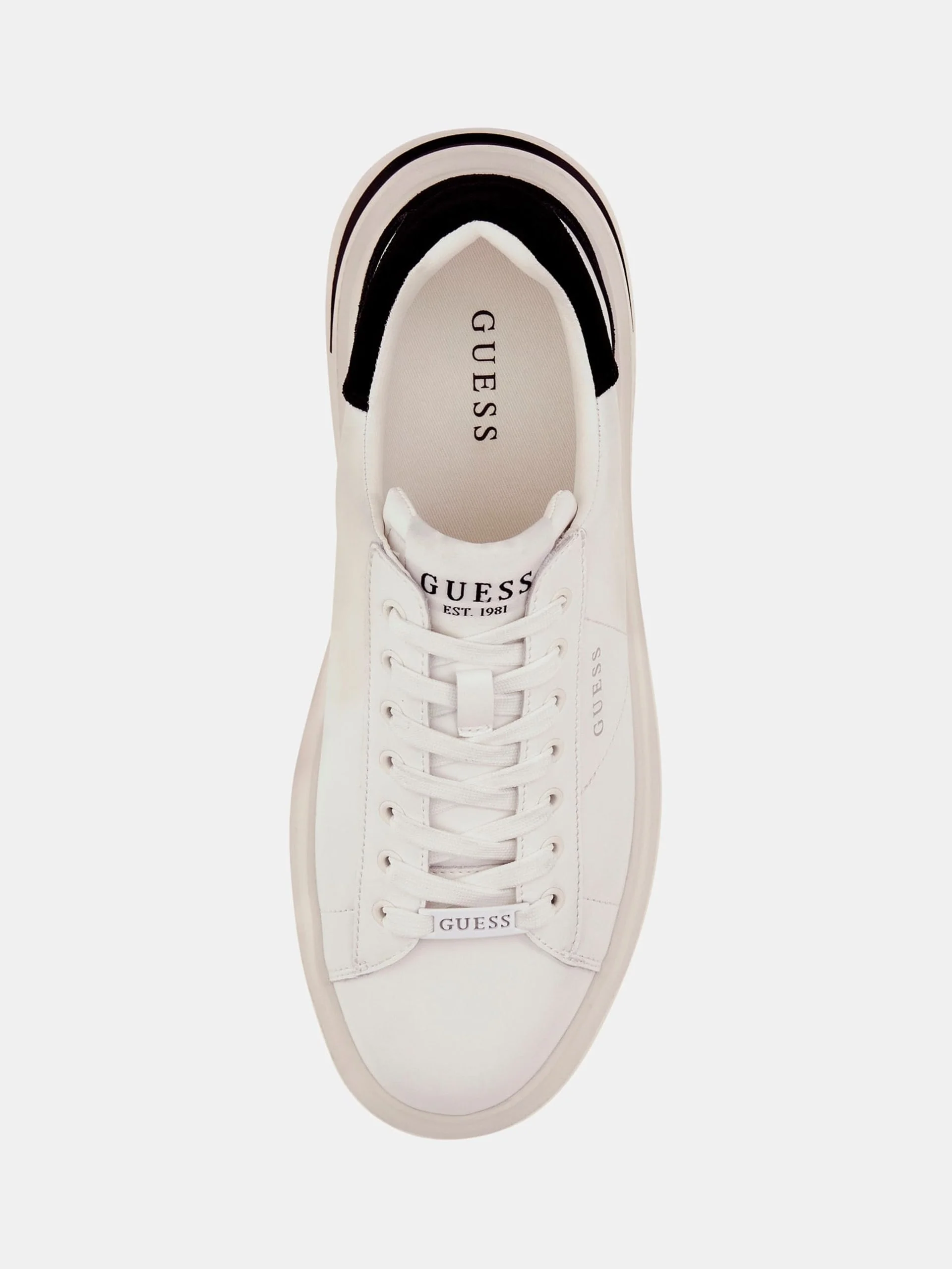 Guess Elba Erkek Siyah Sneaker FMFLBALEA12-WHIBK