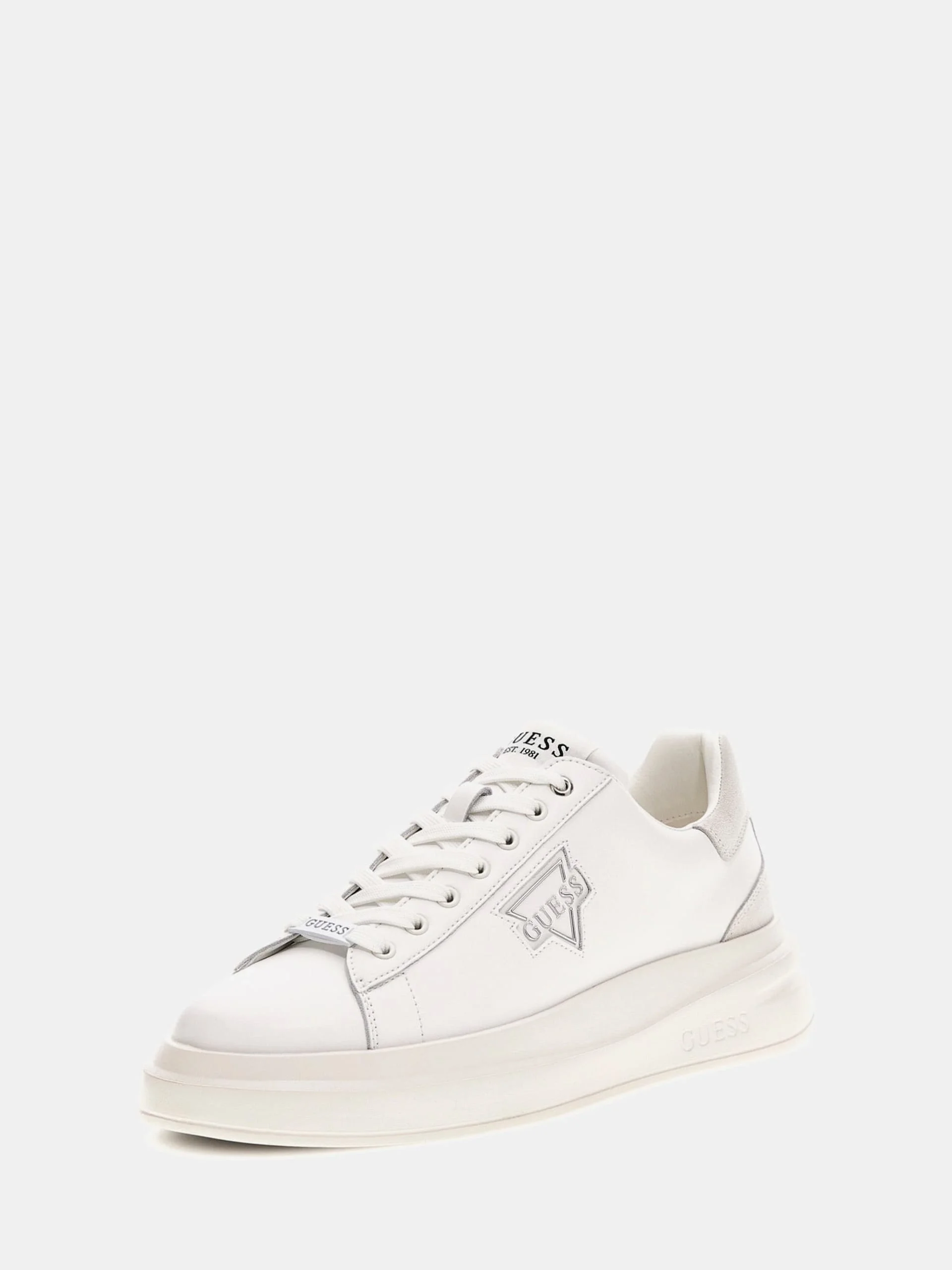 Guess Elban Erkek Beyaz Sneaker FMFBANLEL12-WHITE