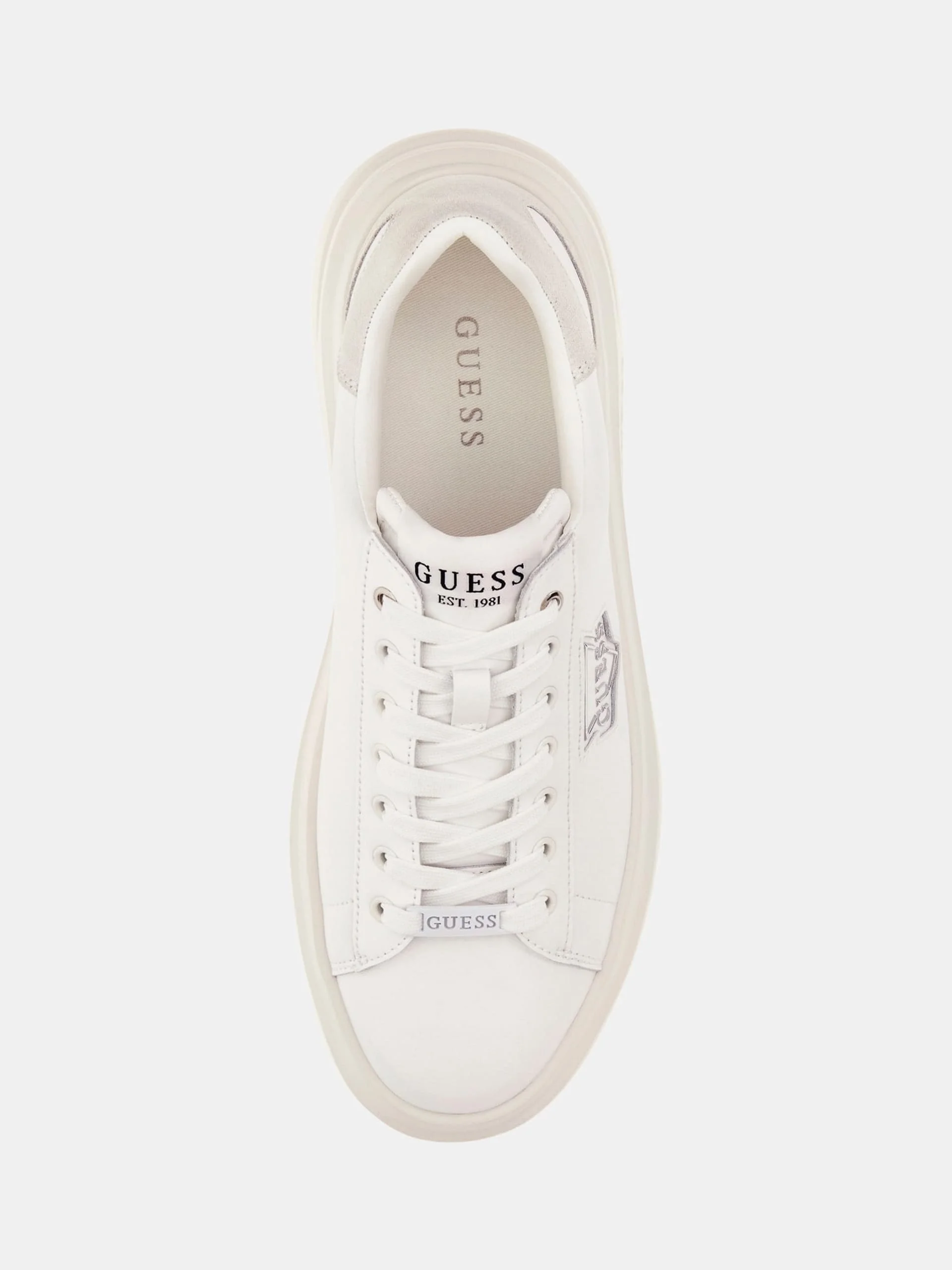 Guess Elban Erkek Beyaz Sneaker FMFBANLEL12-WHITE