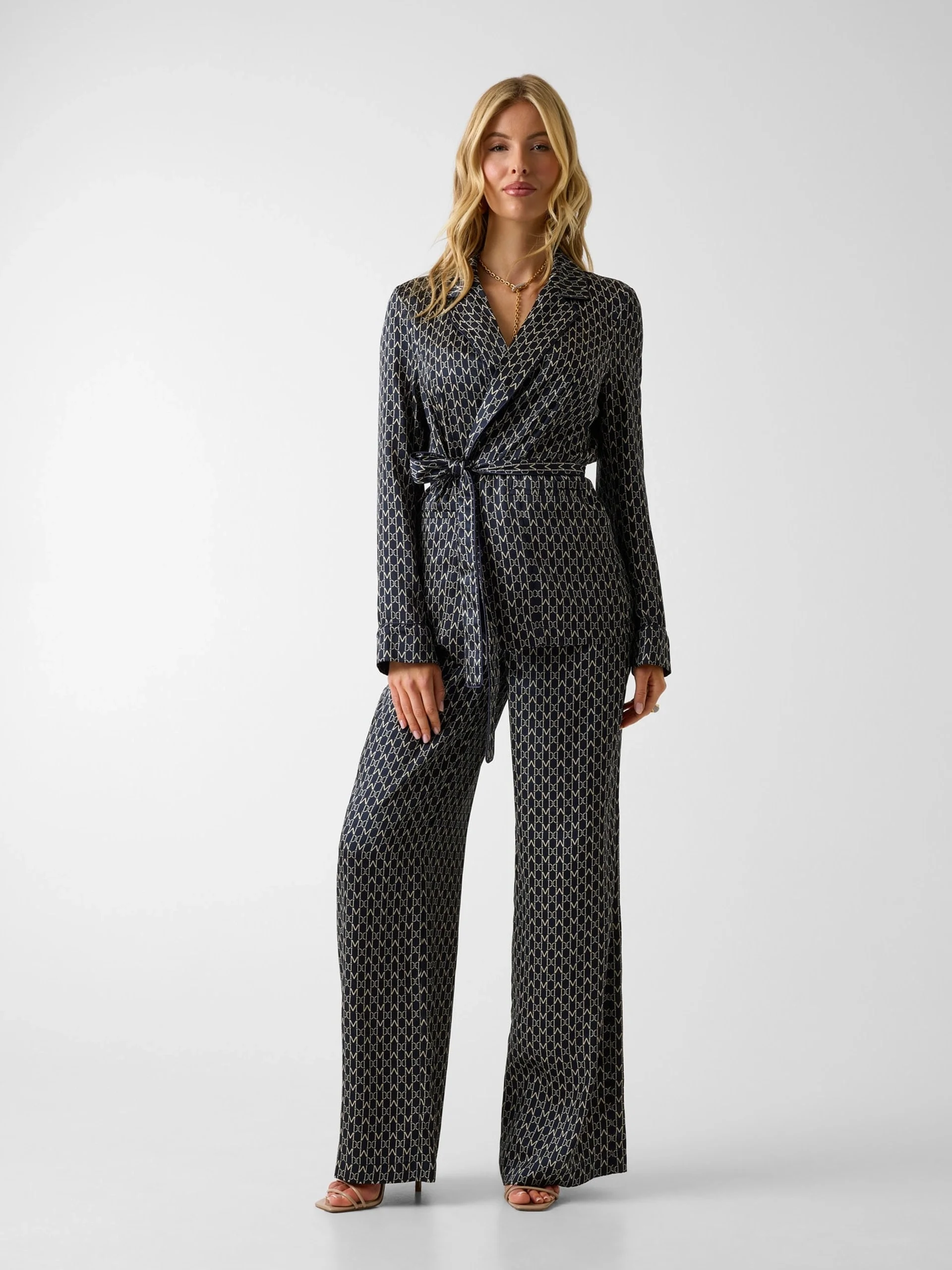 Guess Elida Kemerli Kadın Çok Renkli Blazer Ceket 6RGN087435A-PM7F