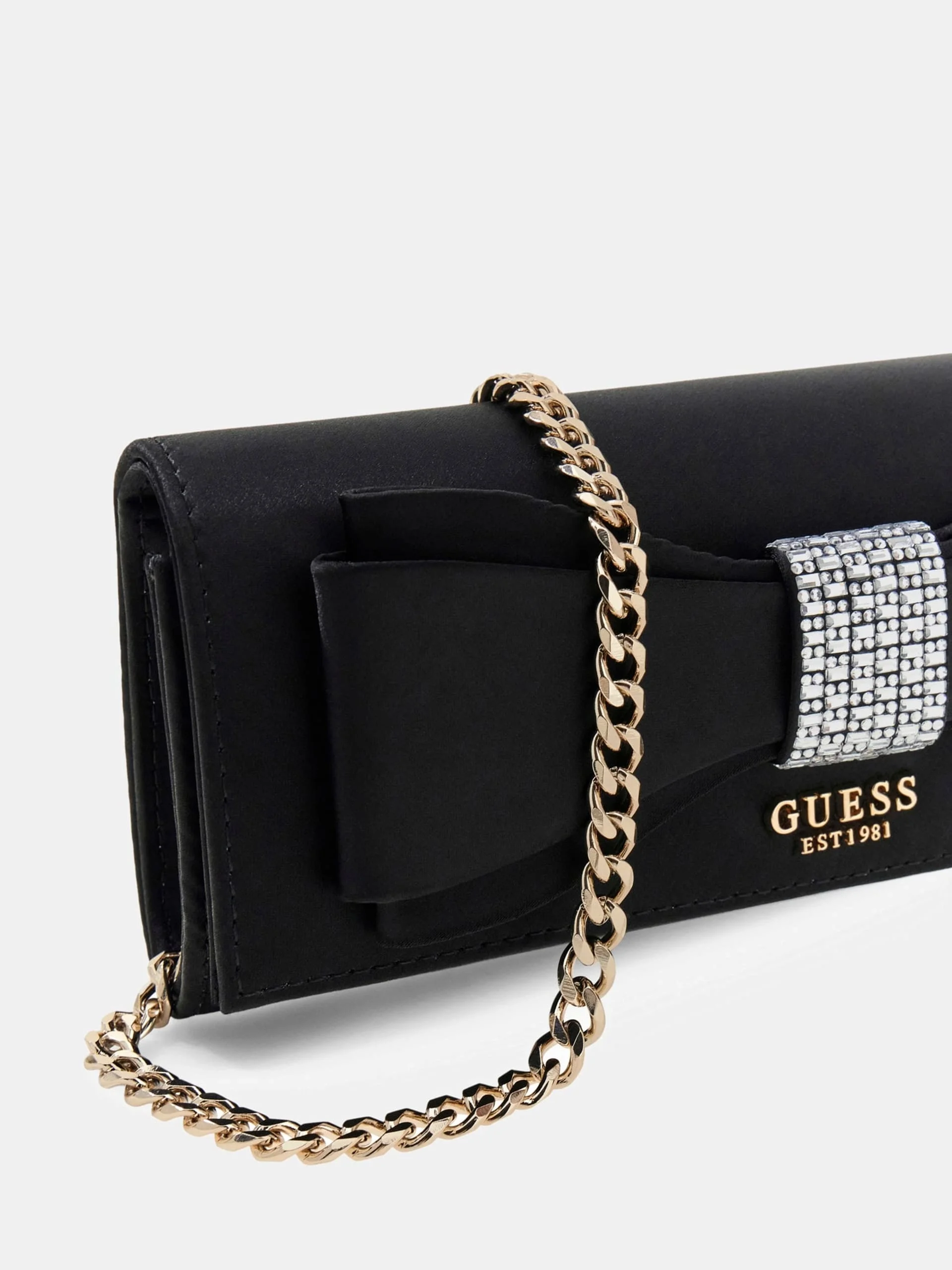 Guess Elsie Kadın Siyah Clutch HWSS9650710-BLA