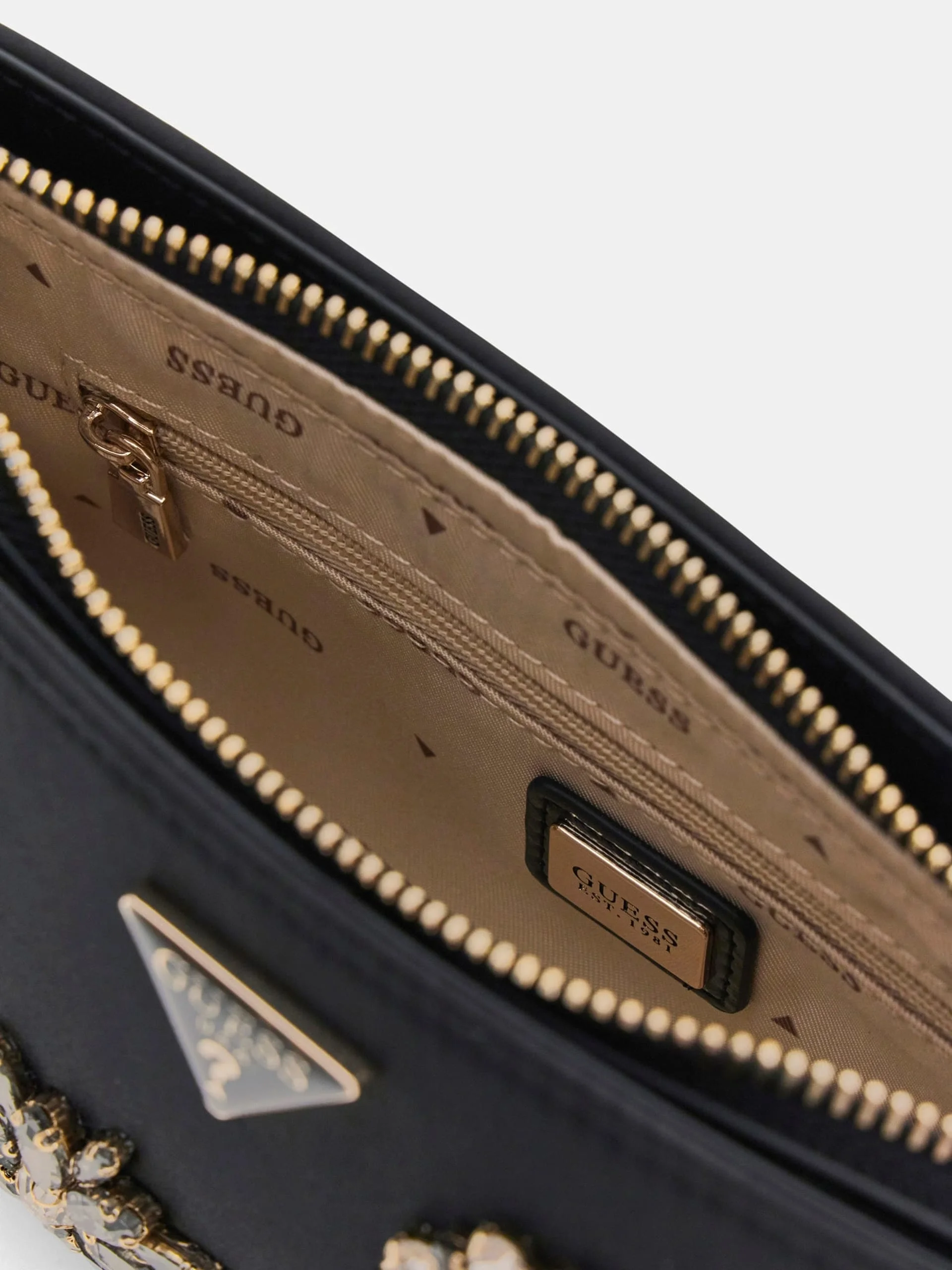 Guess Elsie Omuz Kadın Siyah Omuz Çantası HWSS9650170-BLA