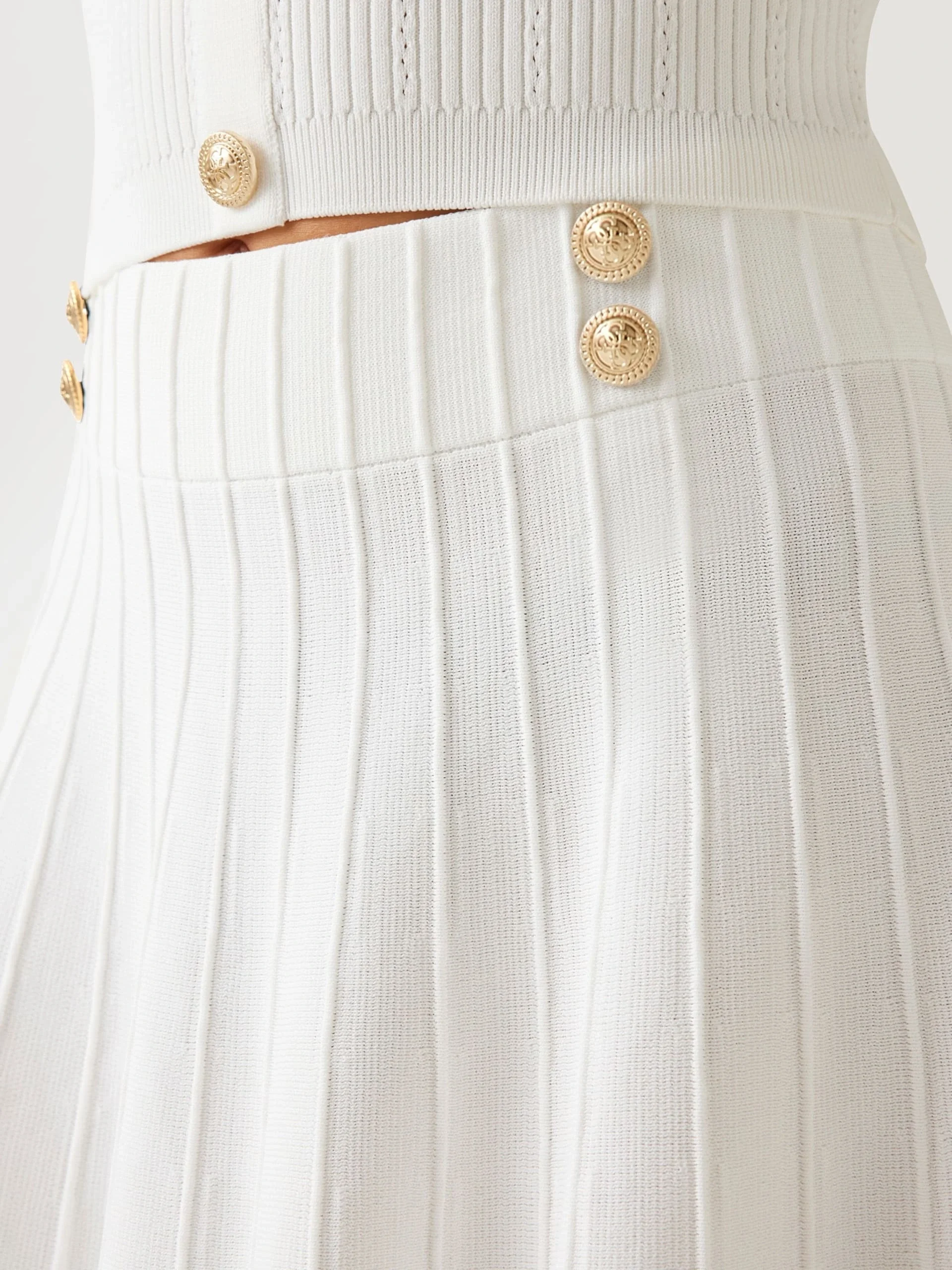 Guess Emmie Kadın Beyaz Triko Etek W5YD65Z0130-G012