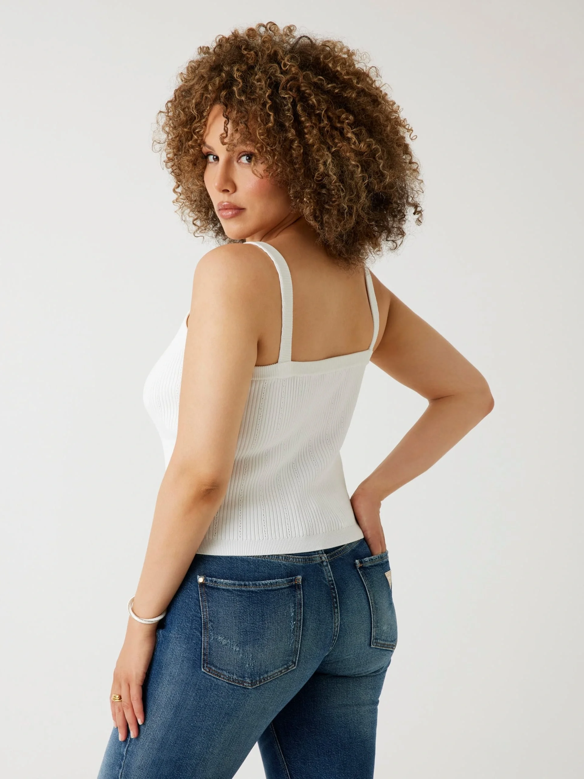 Guess Emmie Kadın Beyaz Triko W5YR10Z0130-G012