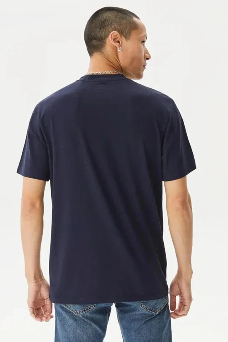 Guess HEDLEY SS T-SHIRT Erkek Lacivert T-shirt Z2YI12JR06K-G7V2