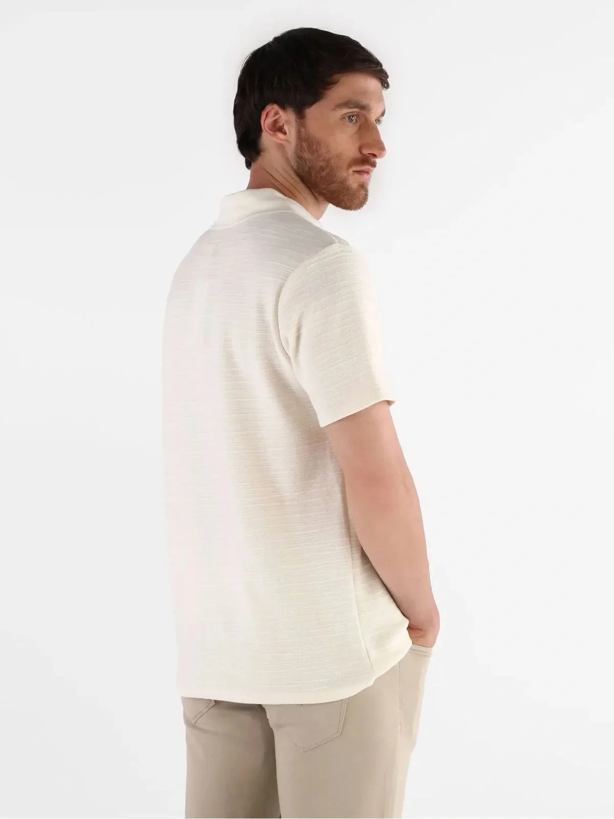 Guess Erkek Hero Monologo Beyaz T-Shirt M5BP72KH510-G018