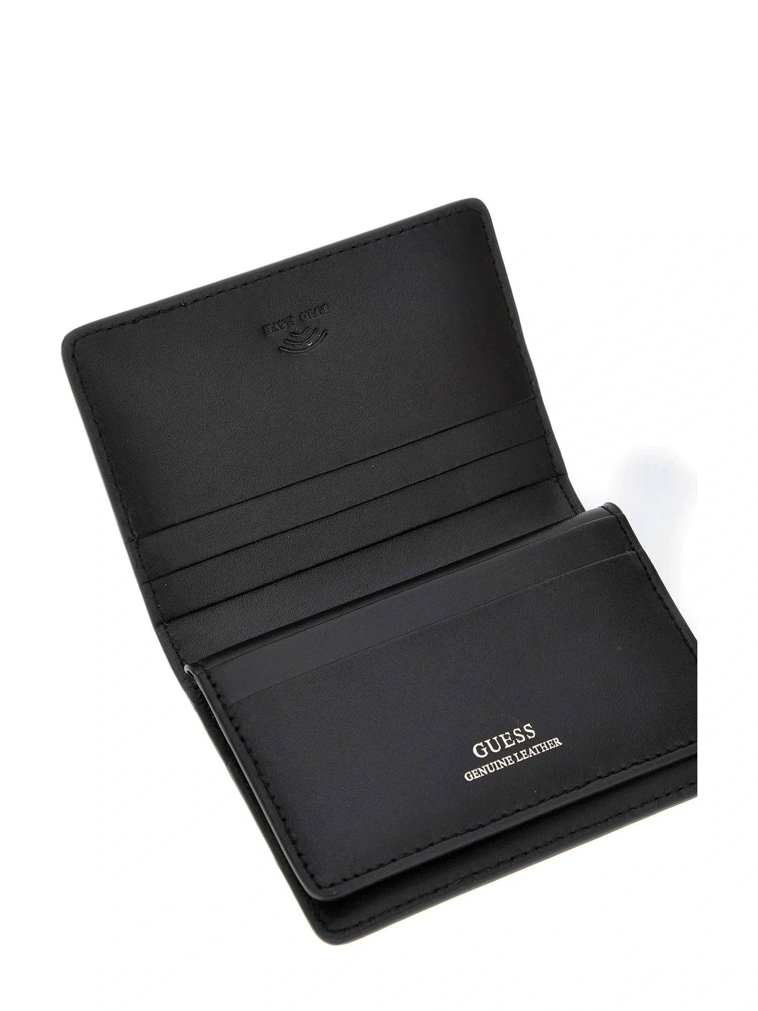 Guess Madrid Erkek Siyah Deri Kartlık SMMALLLEA21-BLA