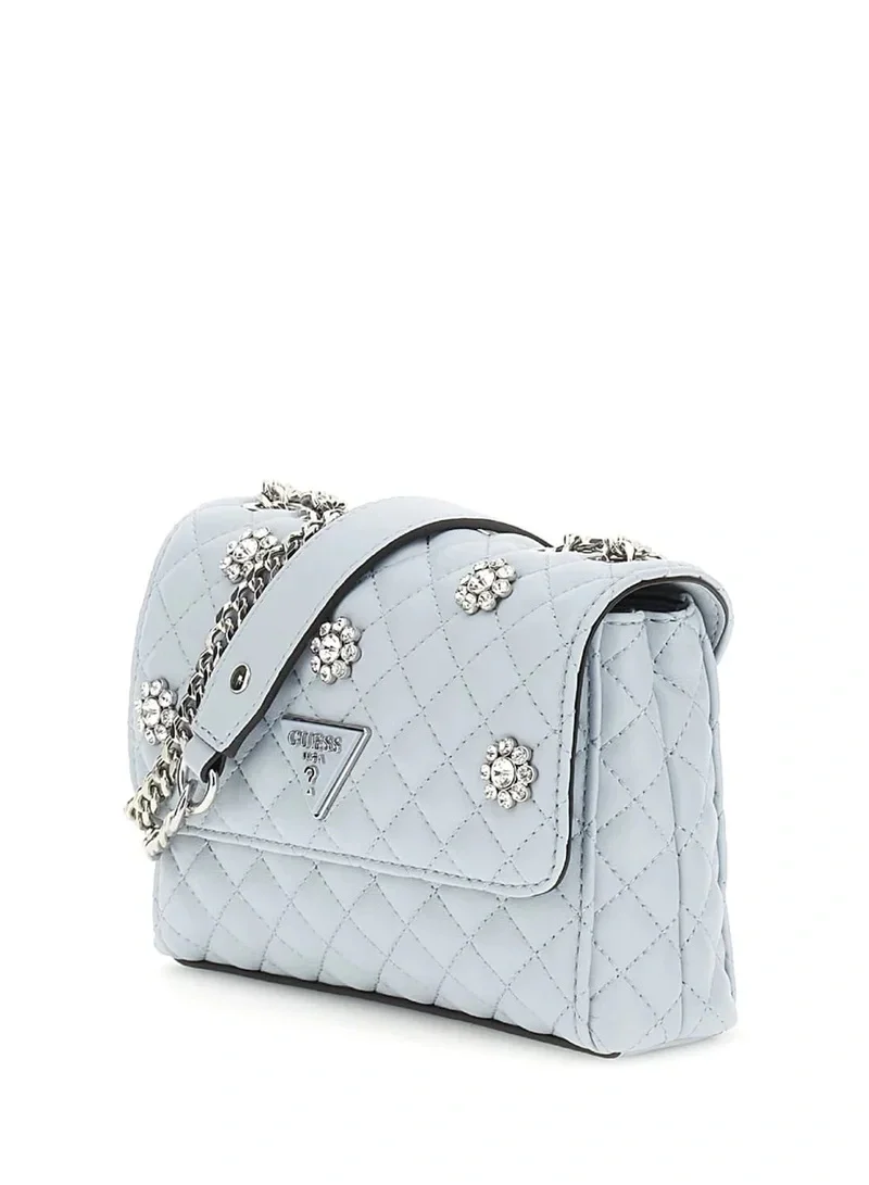 Guess Ever Flap Kadın Mavi Omuz Çantası HWEY8679780-MYB