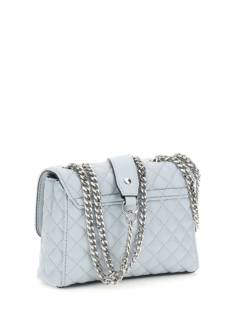 Guess Ever Flap Kadın Mavi Omuz Çantası HWEY8679780-MYB