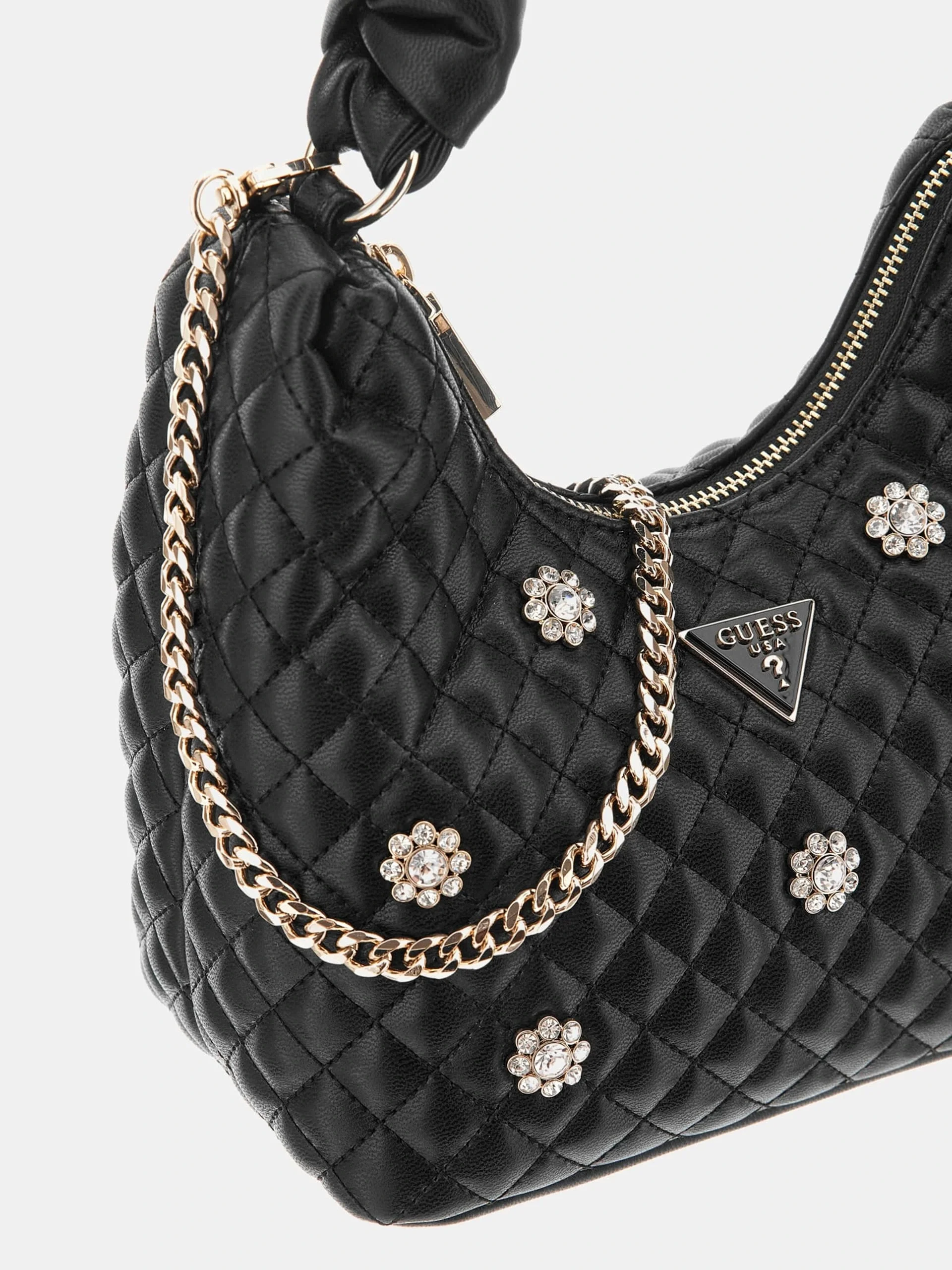 Guess Ever Flap Kadın Siyah Omuz Çantası HWEG8679010-BLA