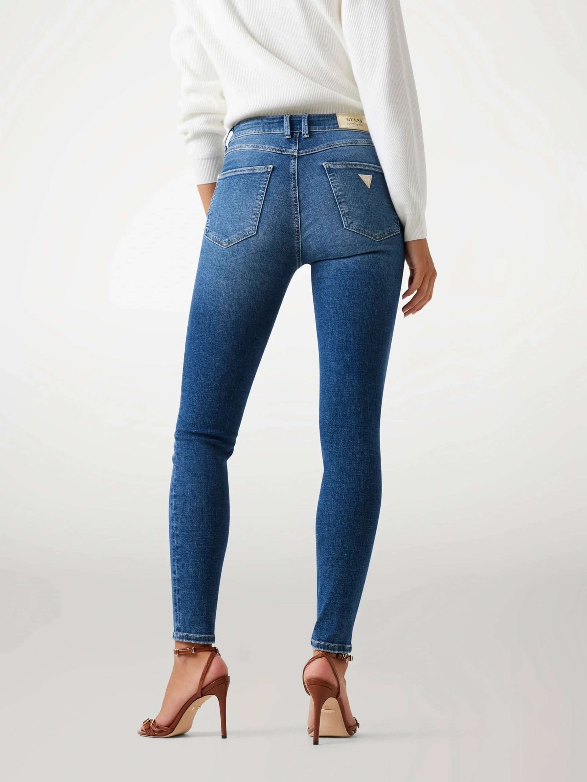 Guess Exposed Kadın Çok Renkli Slim Fit Jean W5BA28D0793-WNL1