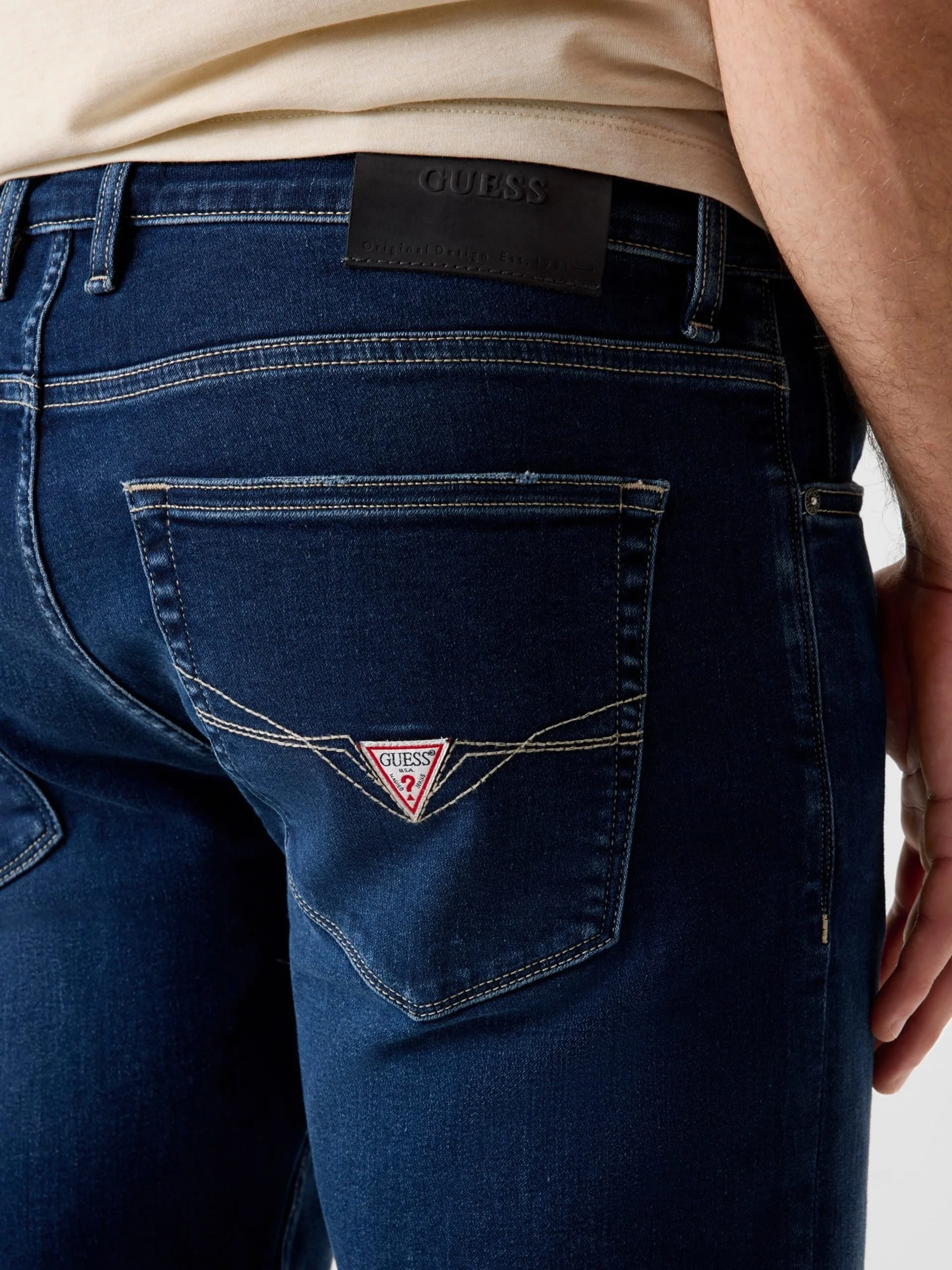 Guess Finnley Erkek Lacivert Jeans M6RAS2D0632-D3NL