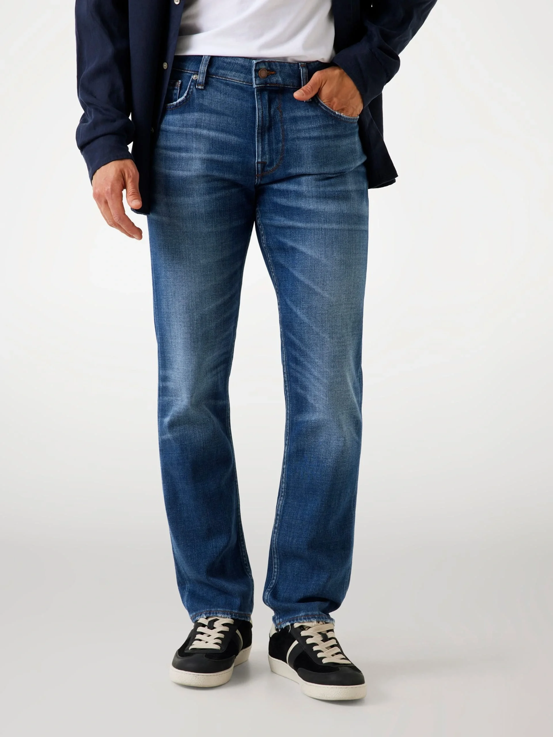 Guess Finnley Erkek Lacivert Slim Fit Jean M5YAS2D5QB1-CULR
