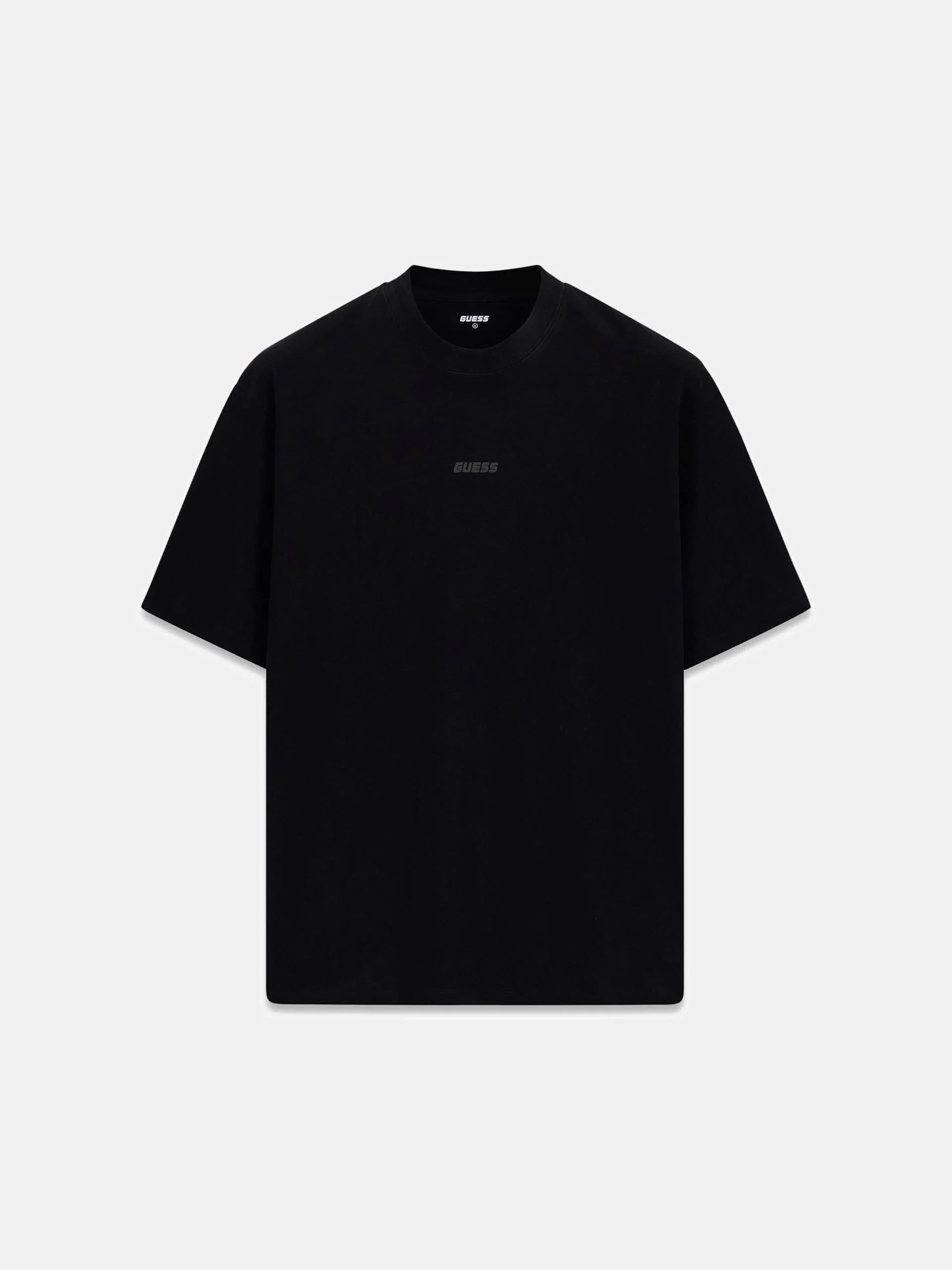 Guess Giano Bisiklet Yaka Kısa Kollu Erkek Siyah T-shirt Z6RI16I3Z14-JBLK