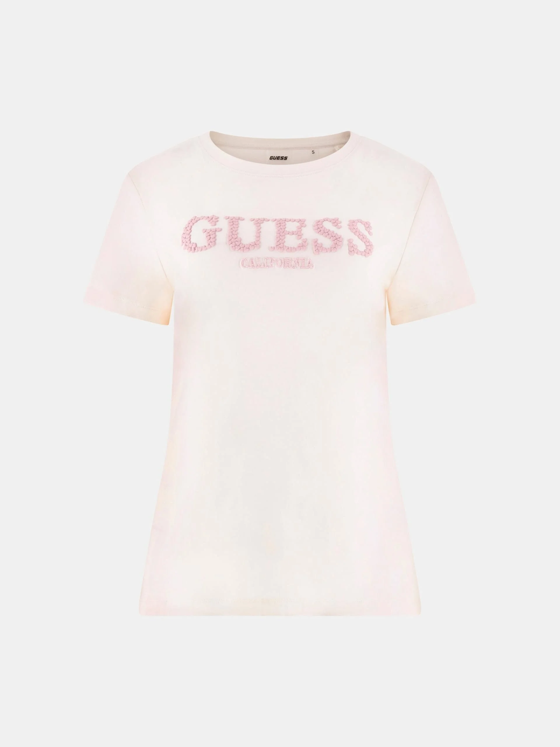 Guess Giuditta Bisiklet Yaka Kısa Kollu Kadın Beyaz T-shirt V6RI11J1314-G012