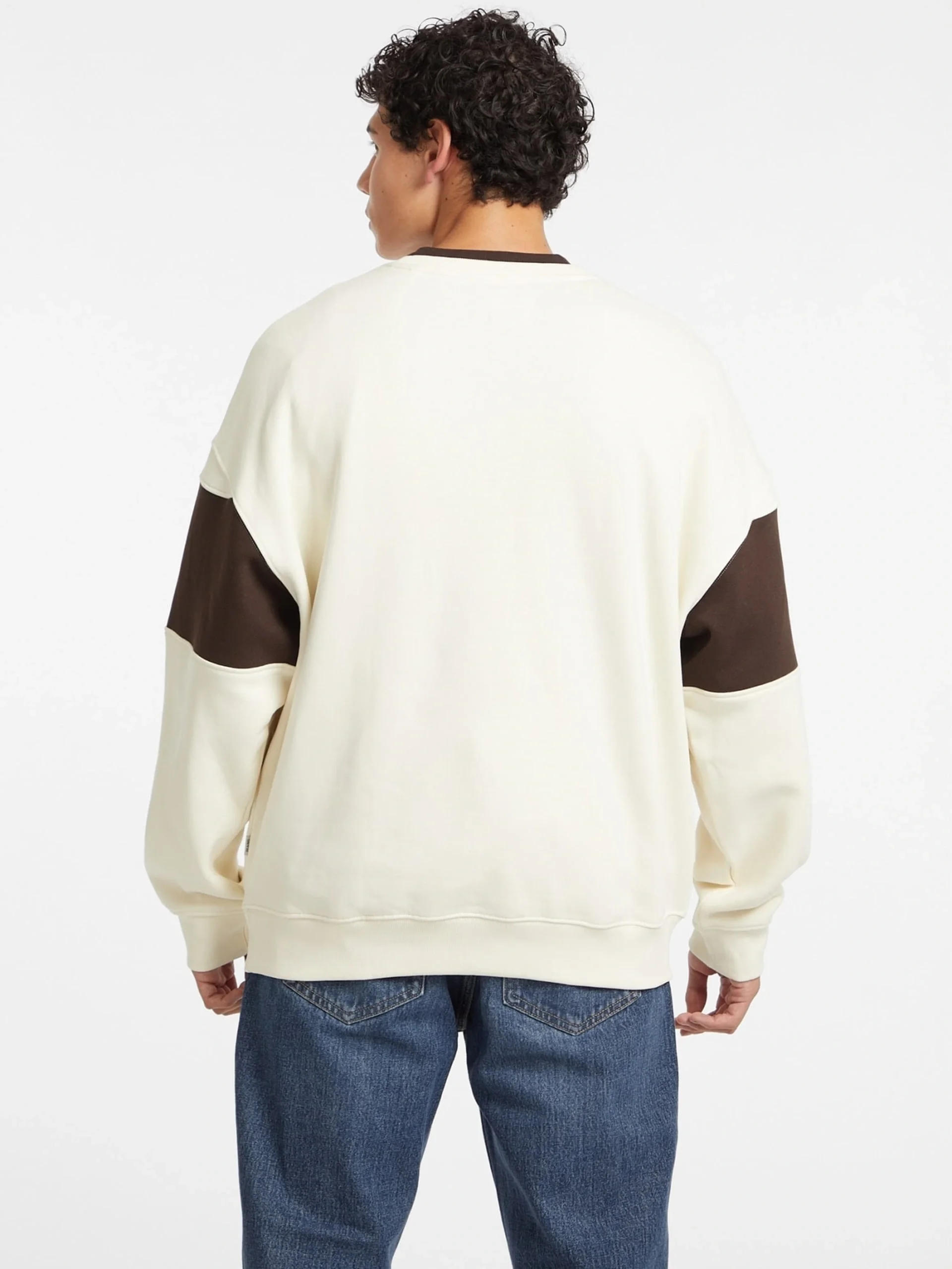 Guess Gj Cn Os Erkek Krem Sweatshirt M4BQ39K9V31-G053