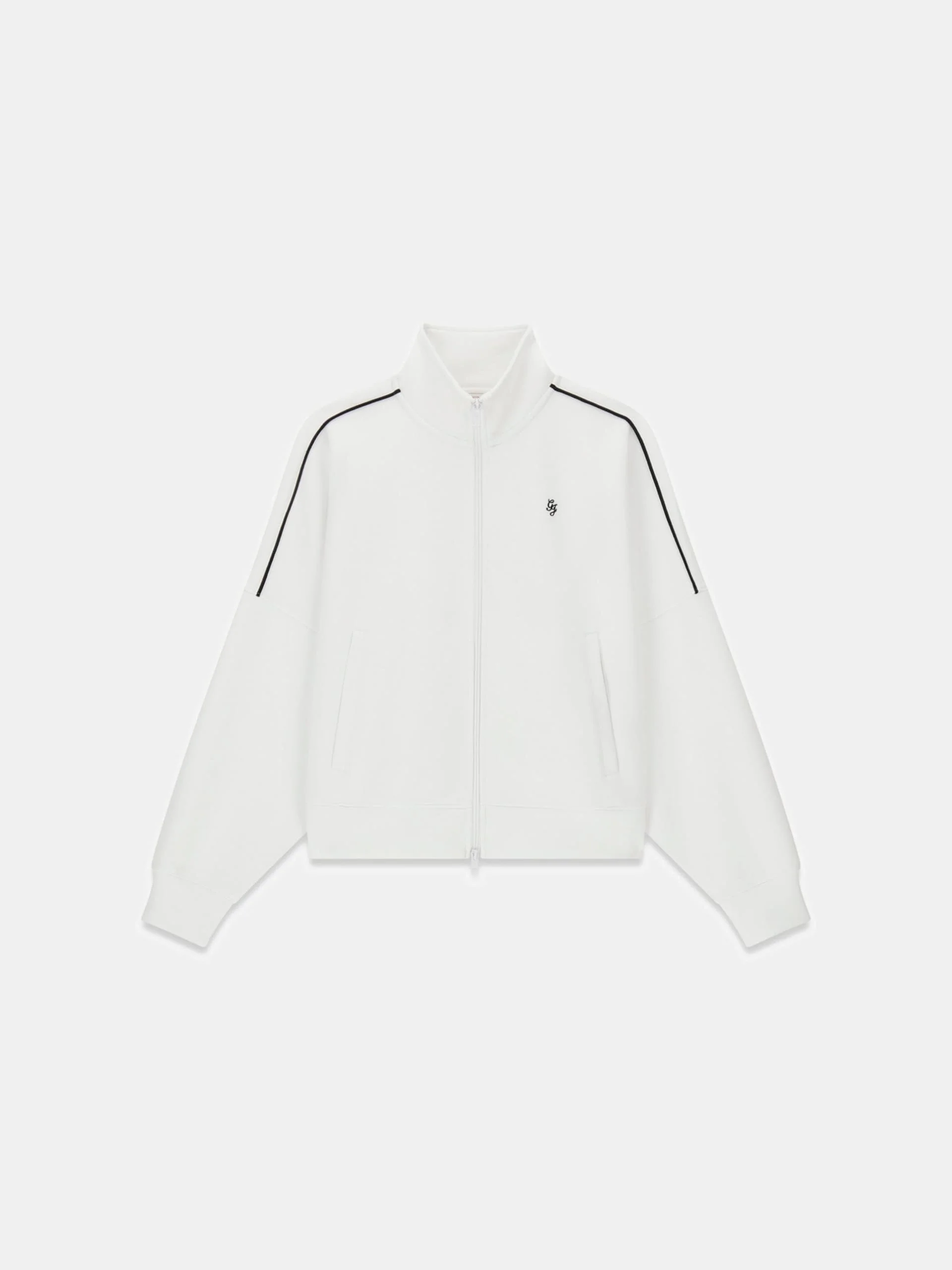 Guess GJ Düşük Omuzlu Scuba Eşofman Kadın Beyaz Sweatshirt W6RQ10KD122-G011