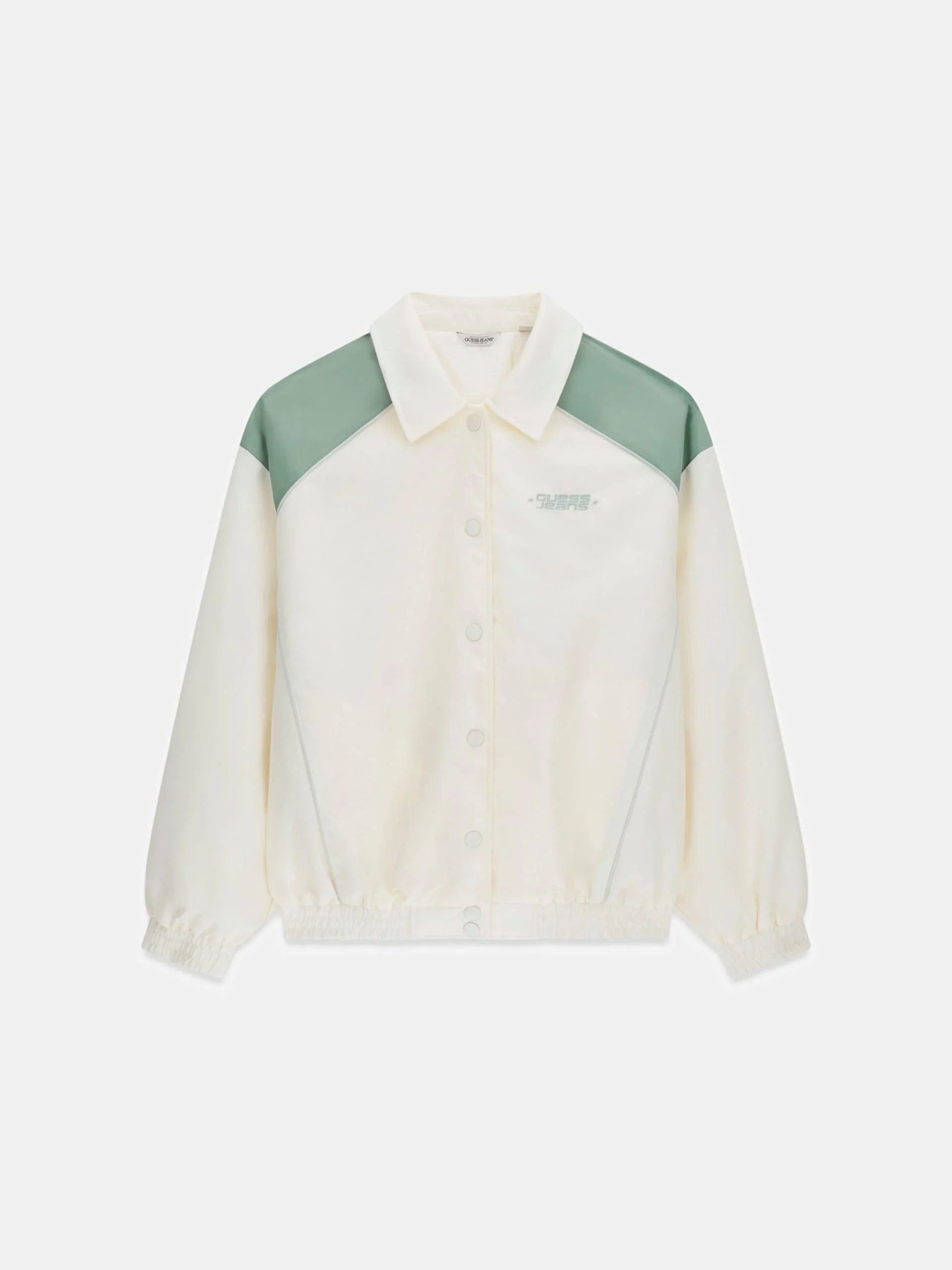 Guess GJ Heritage Rüzgarlık Kadın Krem Yağmurluk W6RL35WHAA2-G053