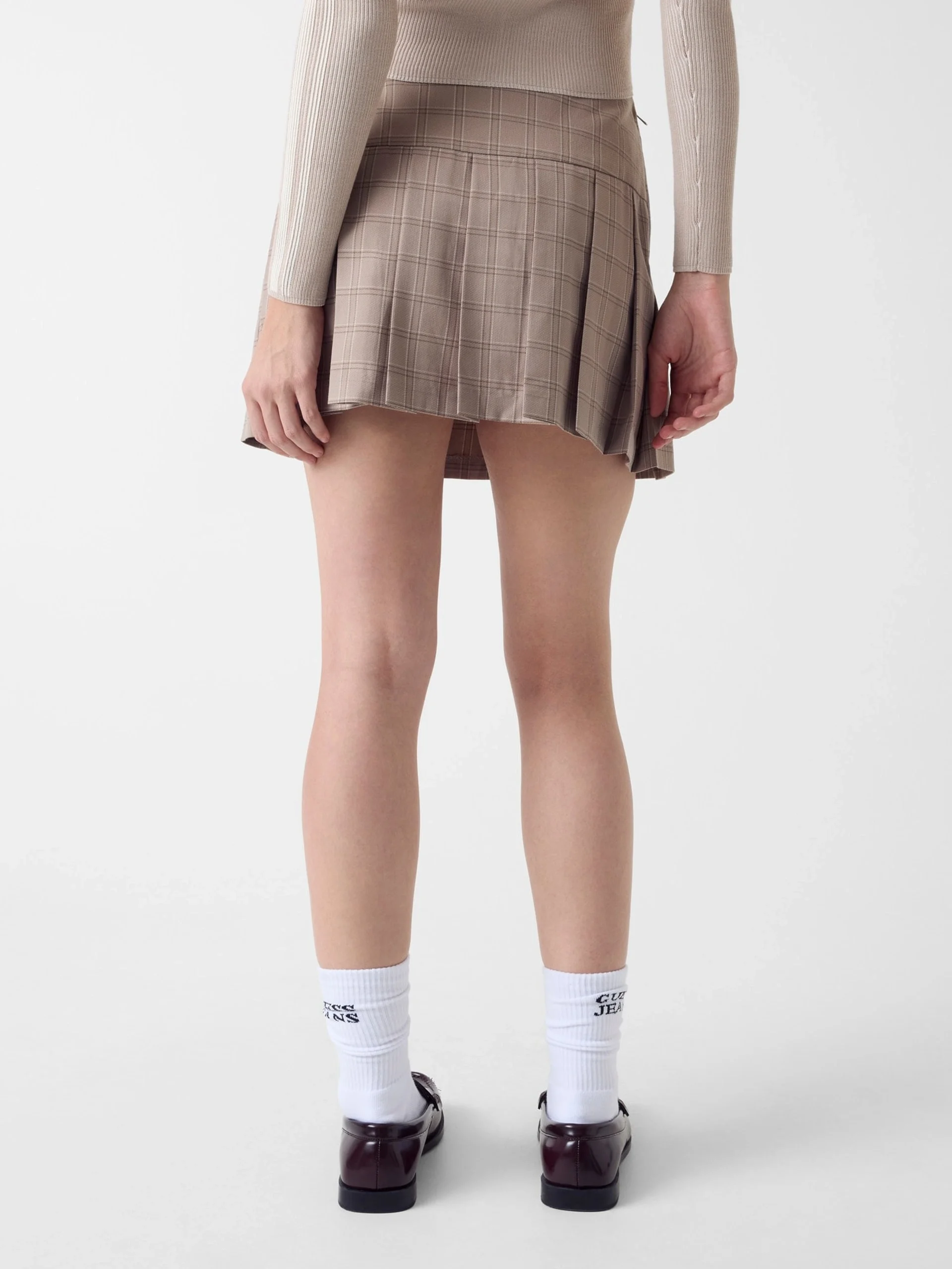 Guess GJ Mini Ekose Kadın Çok Renkli Etek W6RD81W4882-L12Q