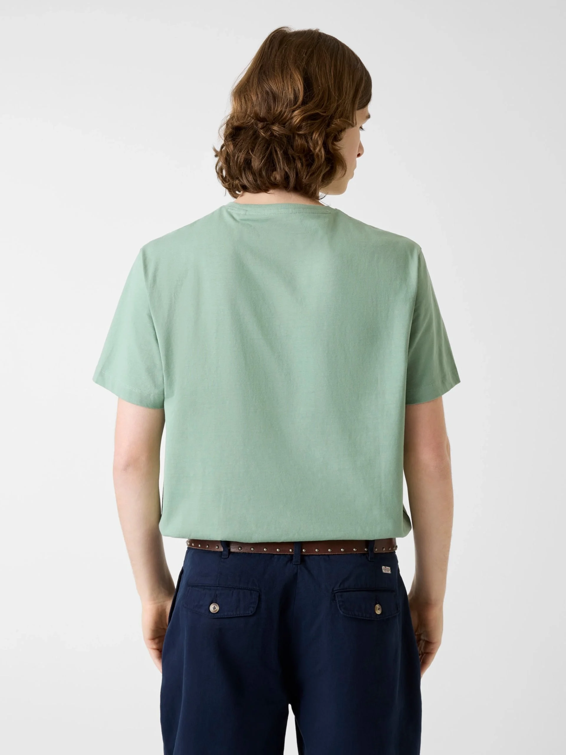 Guess GJ Normal Kesim Tescilli Marka Logolu Erkek Yeşil T-shirt M6RI41K8FQ4-G8FD