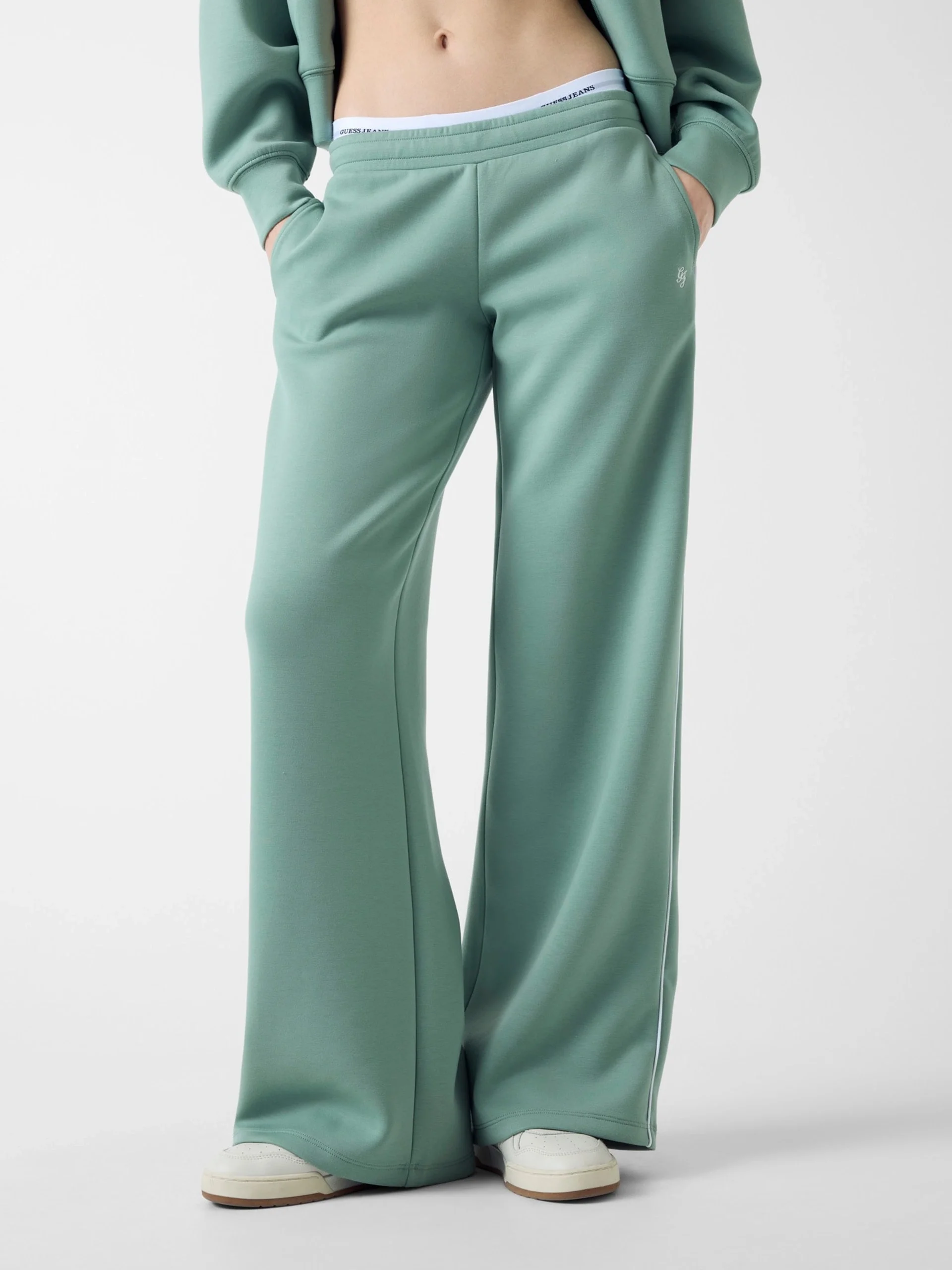 Guess GJ Scuba Eşofman Kadın Yeşil Pantolon W6RB43KD122-G8FD