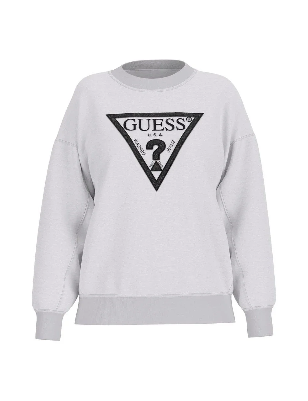 Guess Glitter Kadın Gri Sweatshirt W5BQ11KC8I1-LMGY