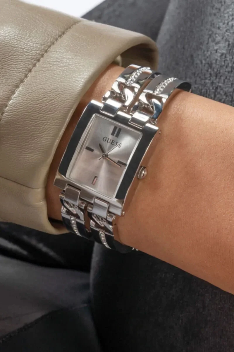 Guess Kadin Metalik Gri Kol Saati GUGW0668L1