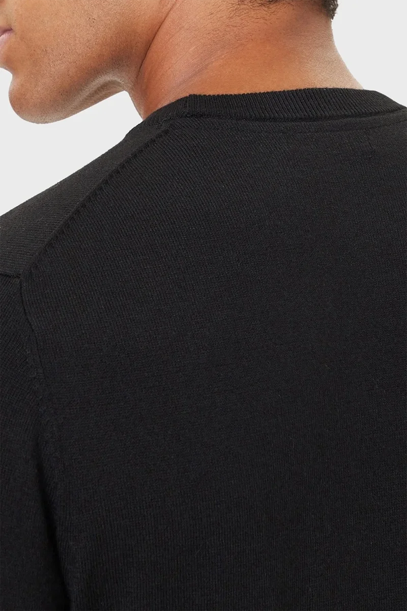 Guess Hammond Erkek Siyah Yün Karışımlı  Kazak M5YR00Z0122-JBLK