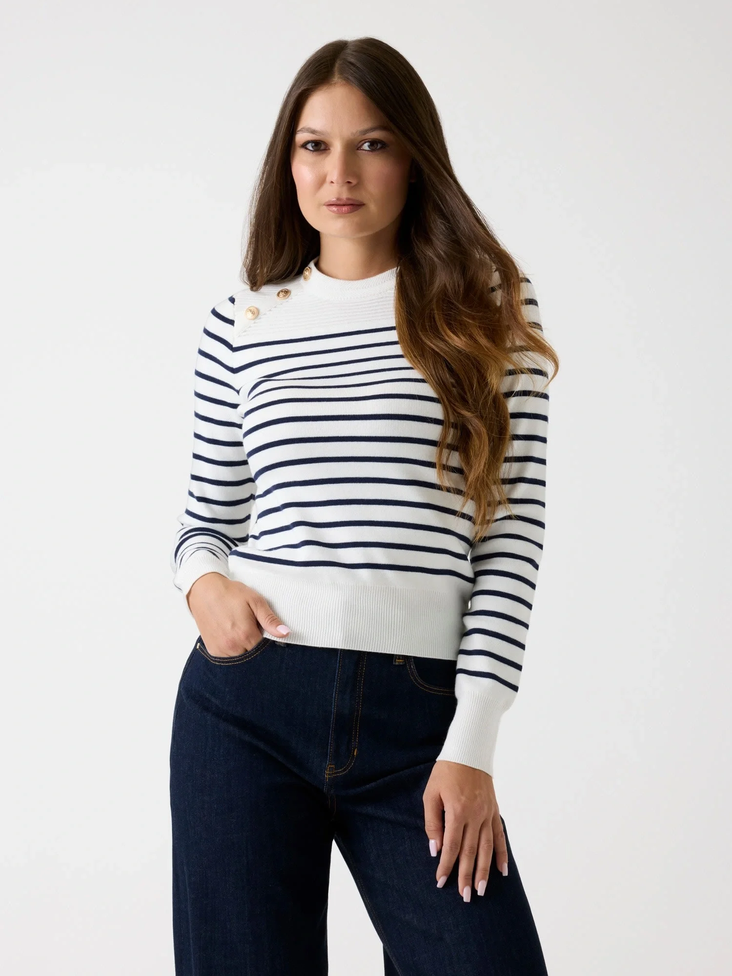 Guess Helen Kadın Çok Renkli Yün Karışımlı Triko W5BR36Z0422-S00J