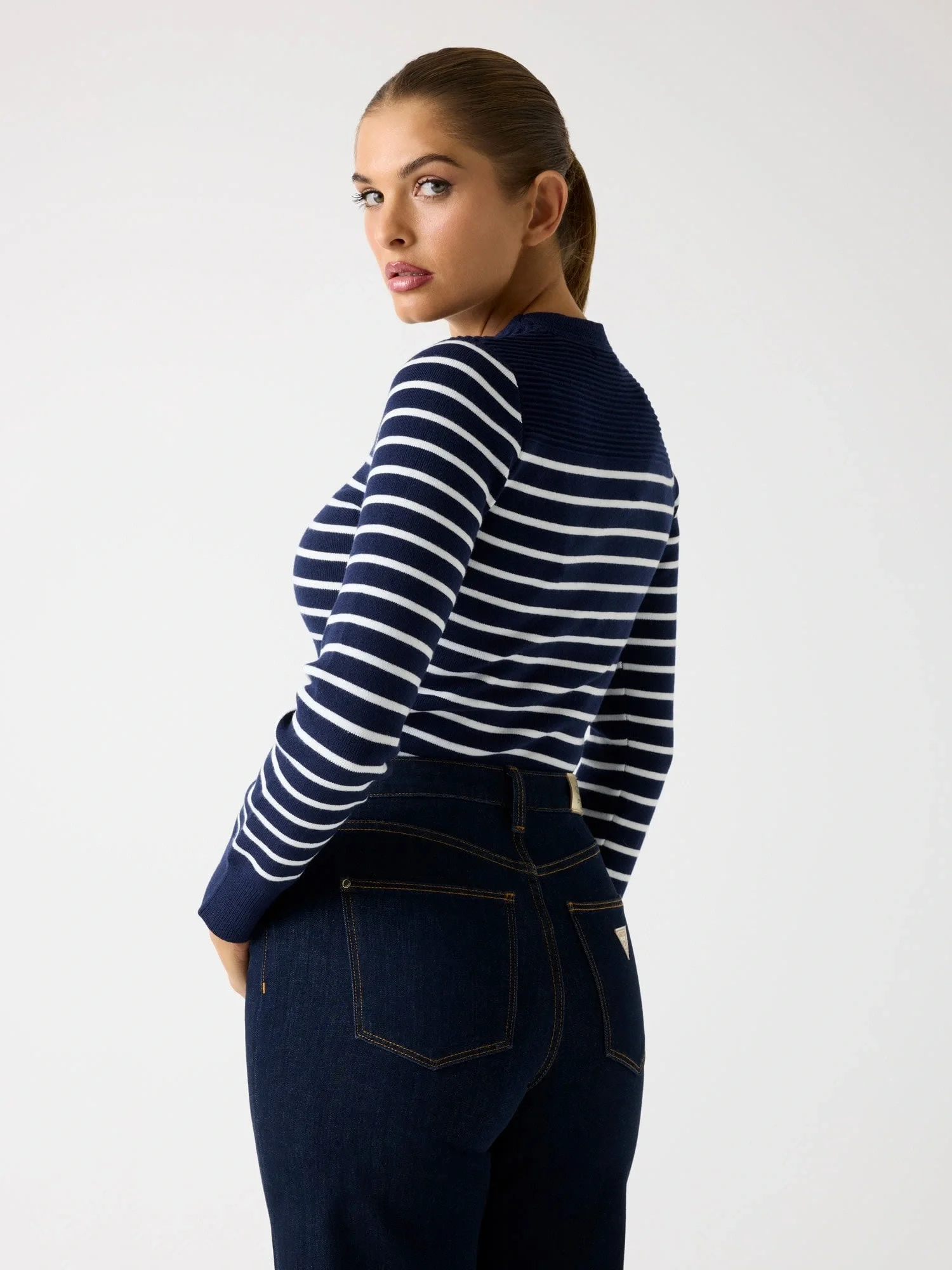 Guess Helen Kadın Çok Renkli Yün Karışımlı Triko W5BR36Z0422-S7Z6