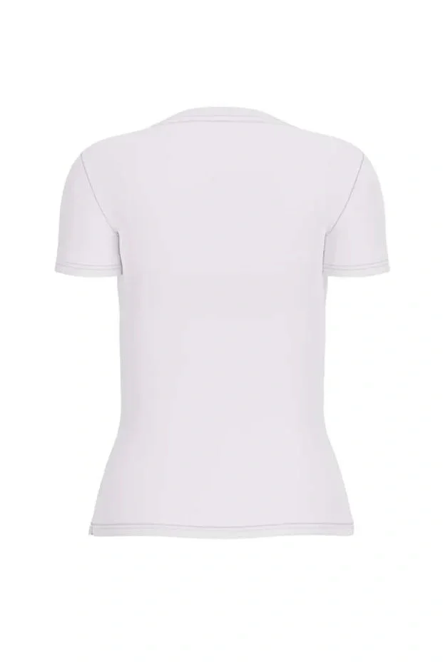 Guess Hot Kadın Beyaz Slim Fit T-Shirt W5YI16J1314-G011